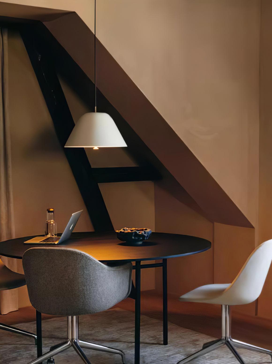 Evir Pendant Lamp Bell Glass Brass Minimalist