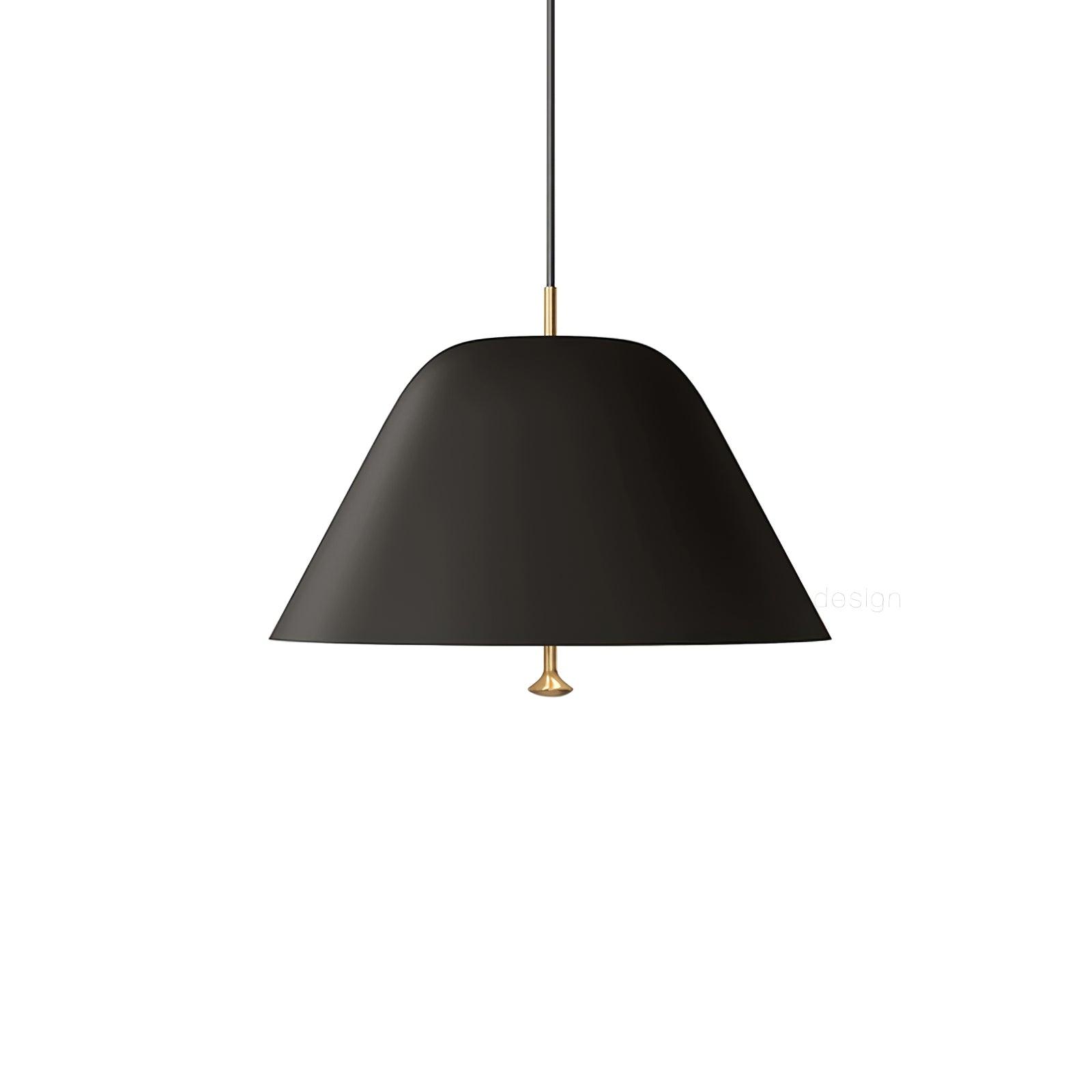 Evir Pendant Lamp Bell Glass Brass Minimalist