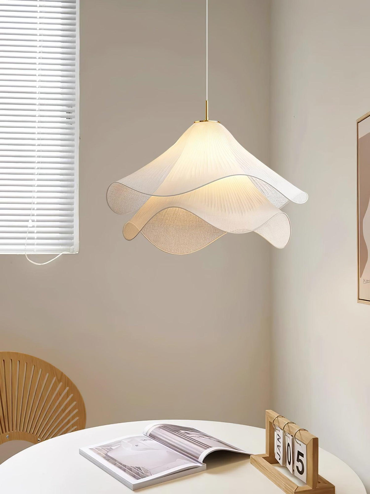 Evanel Fabric Artistic Pendant Light