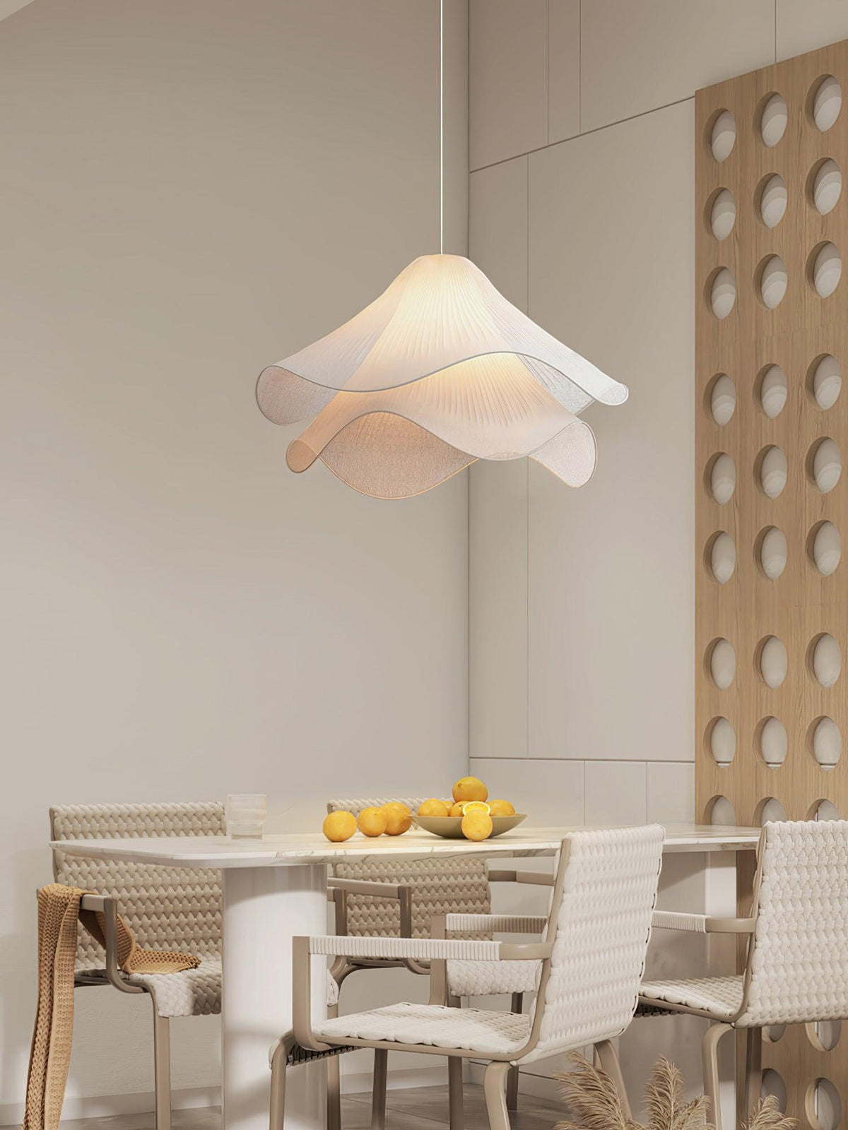 Evanel Fabric Artistic Pendant Light