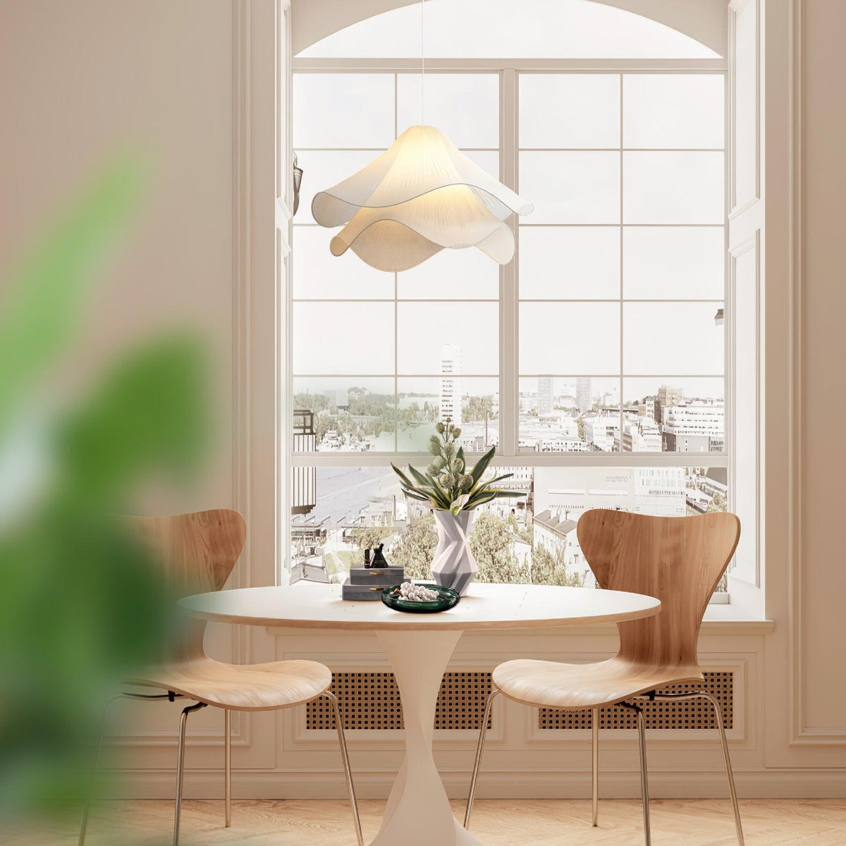Evanel Fabric Artistic Pendant Light