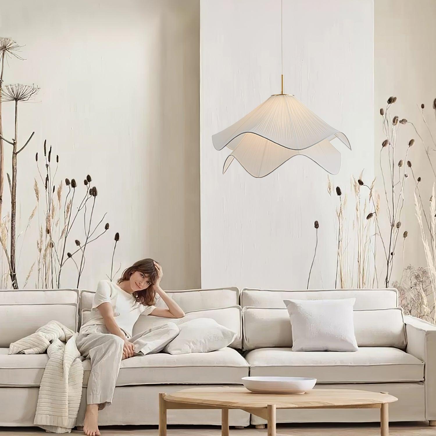 Evanel Fabric Artistic Pendant Light