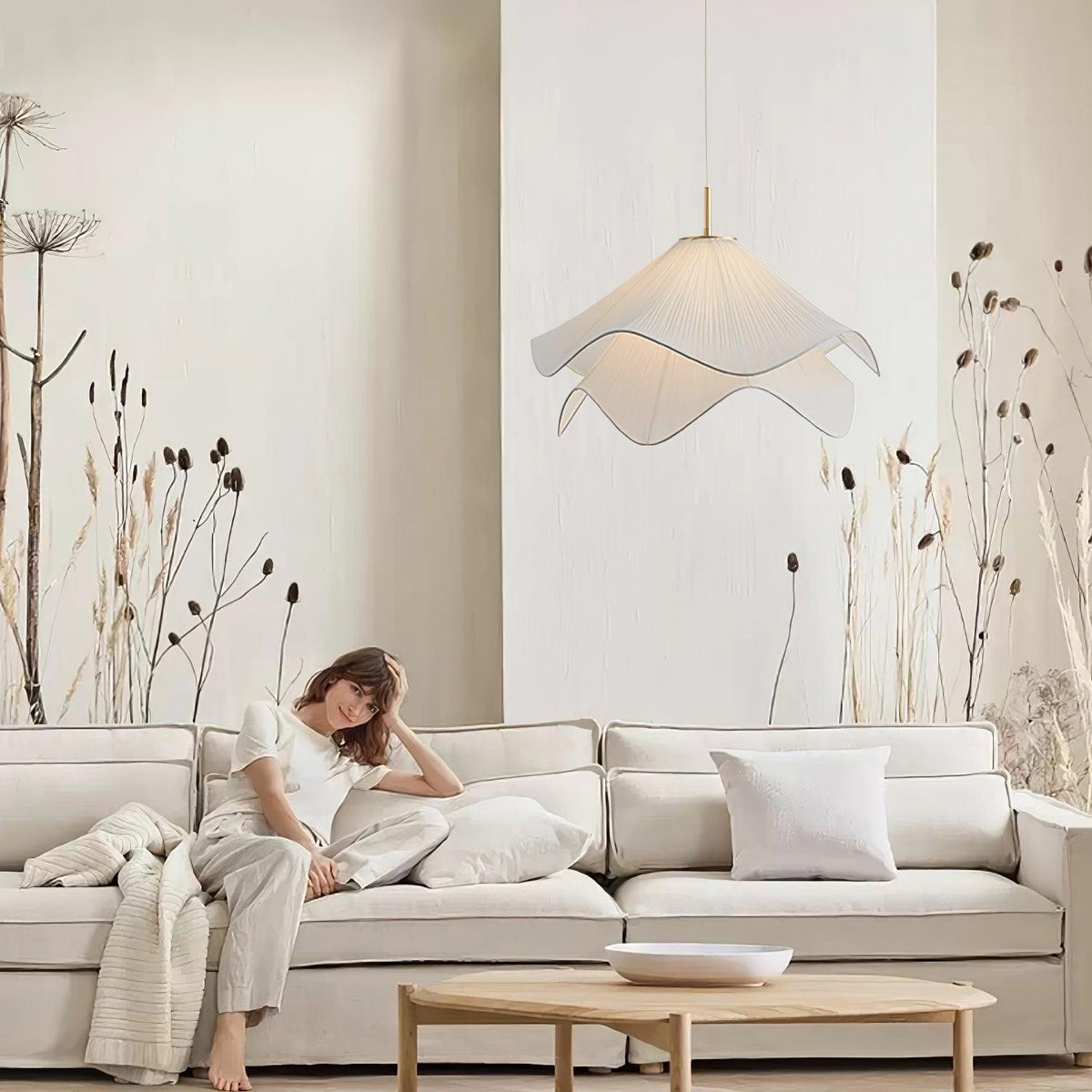 Cirirenne Pendant Light Bloom Floral Elegant