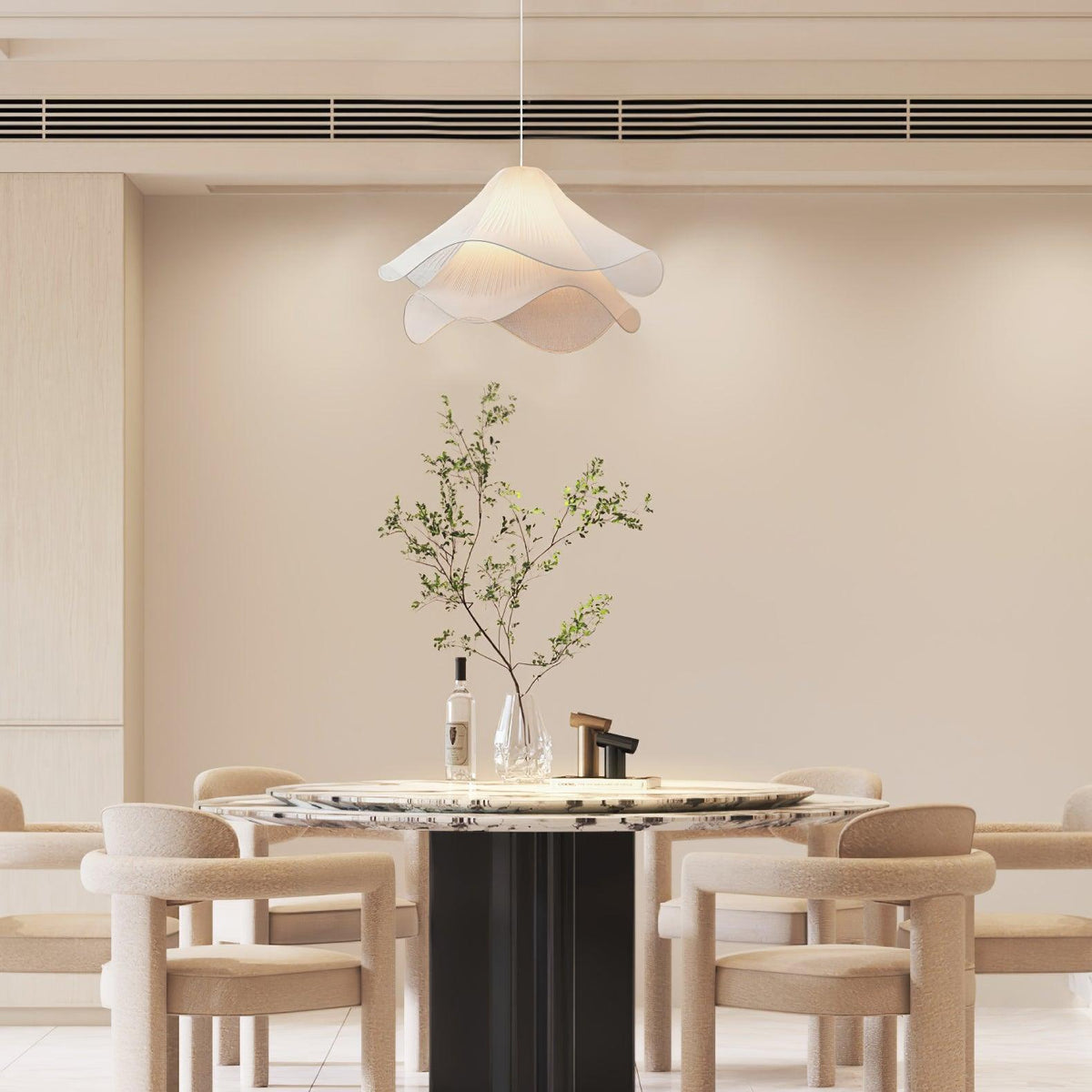 Evanel Fabric Artistic Pendant Light