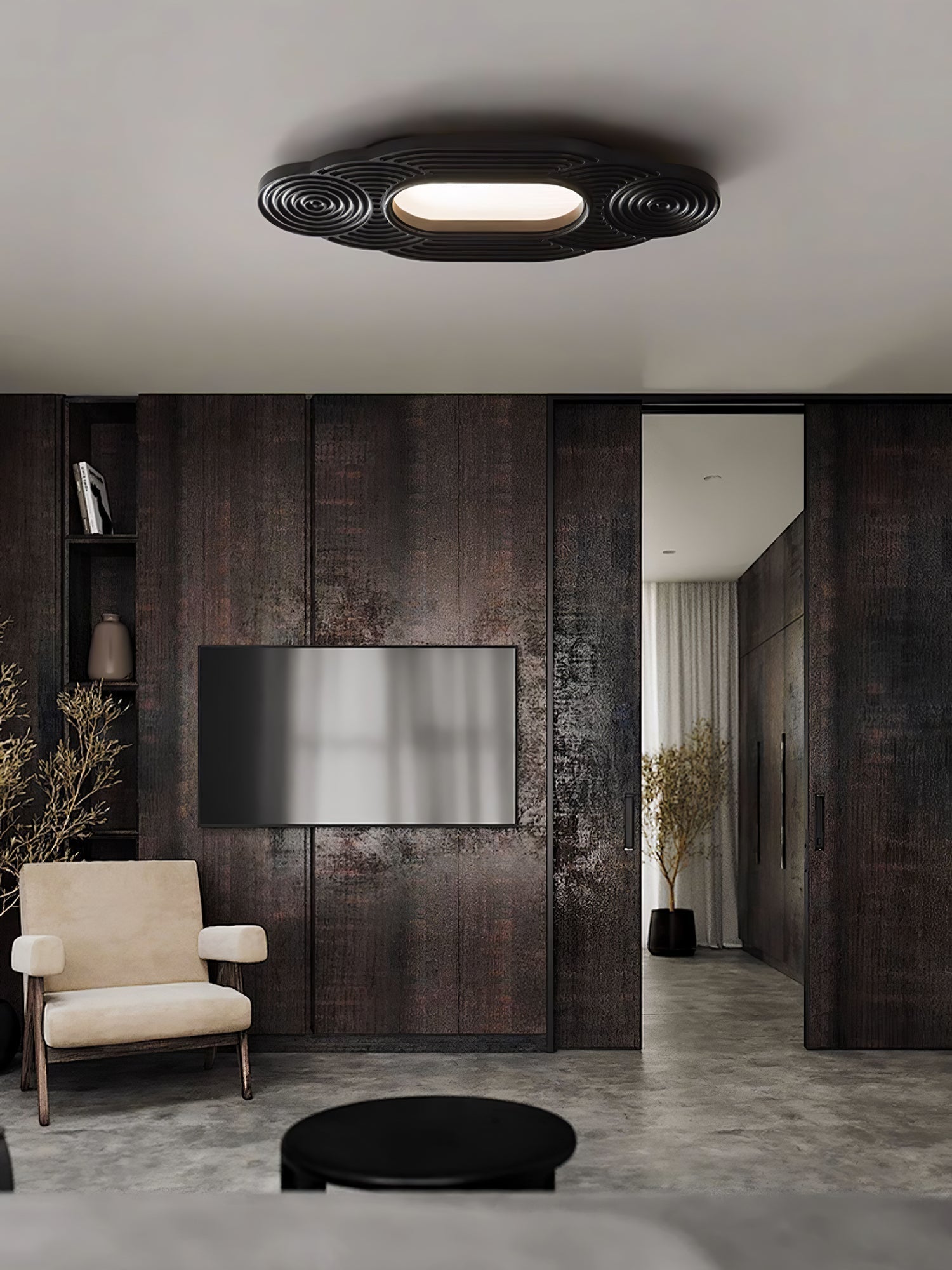 Udorionis Premium Nordic Art Wood Ceiling Lamp