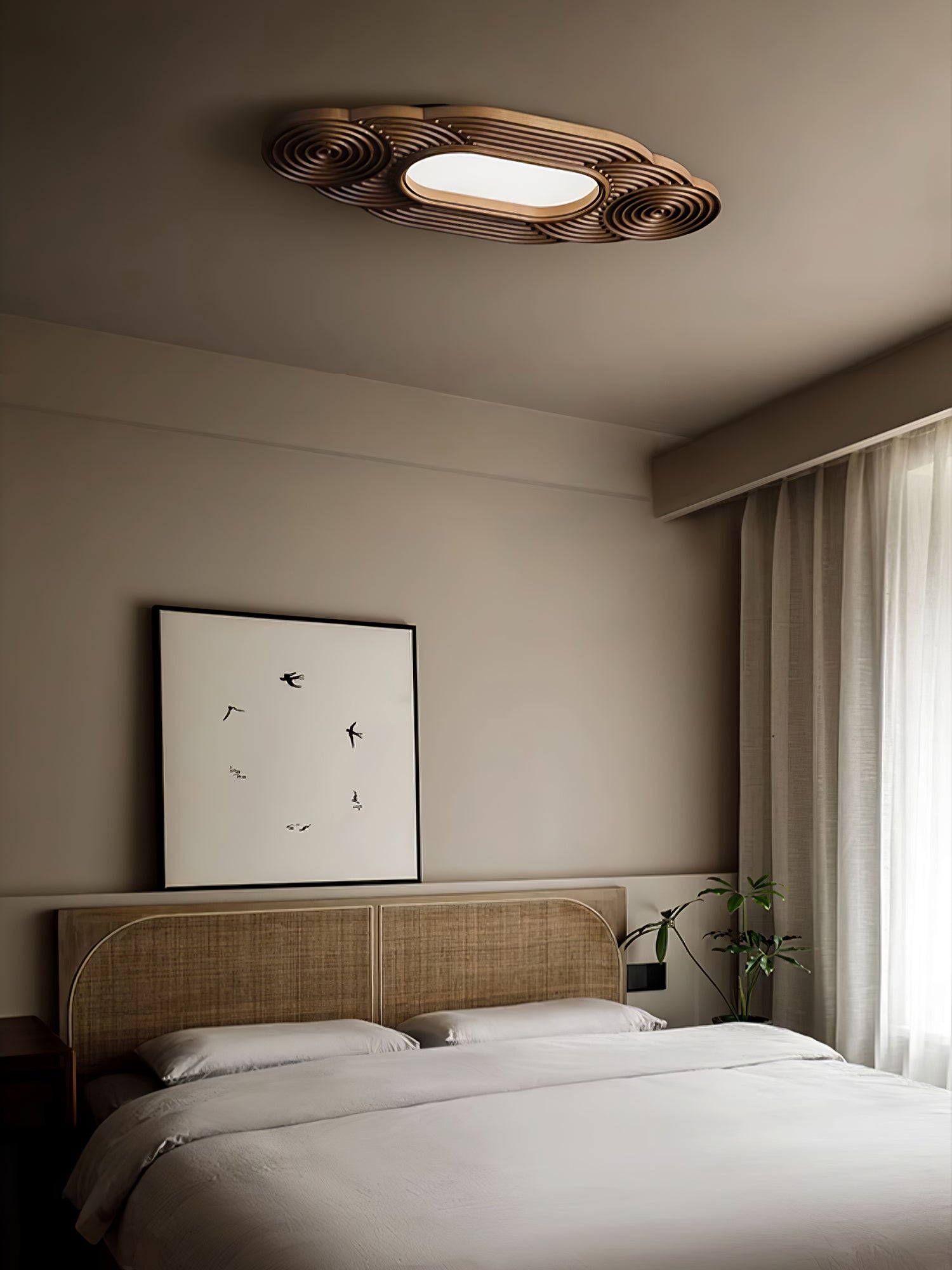 Udorionis Premium Nordic Art Wood Ceiling Lamp
