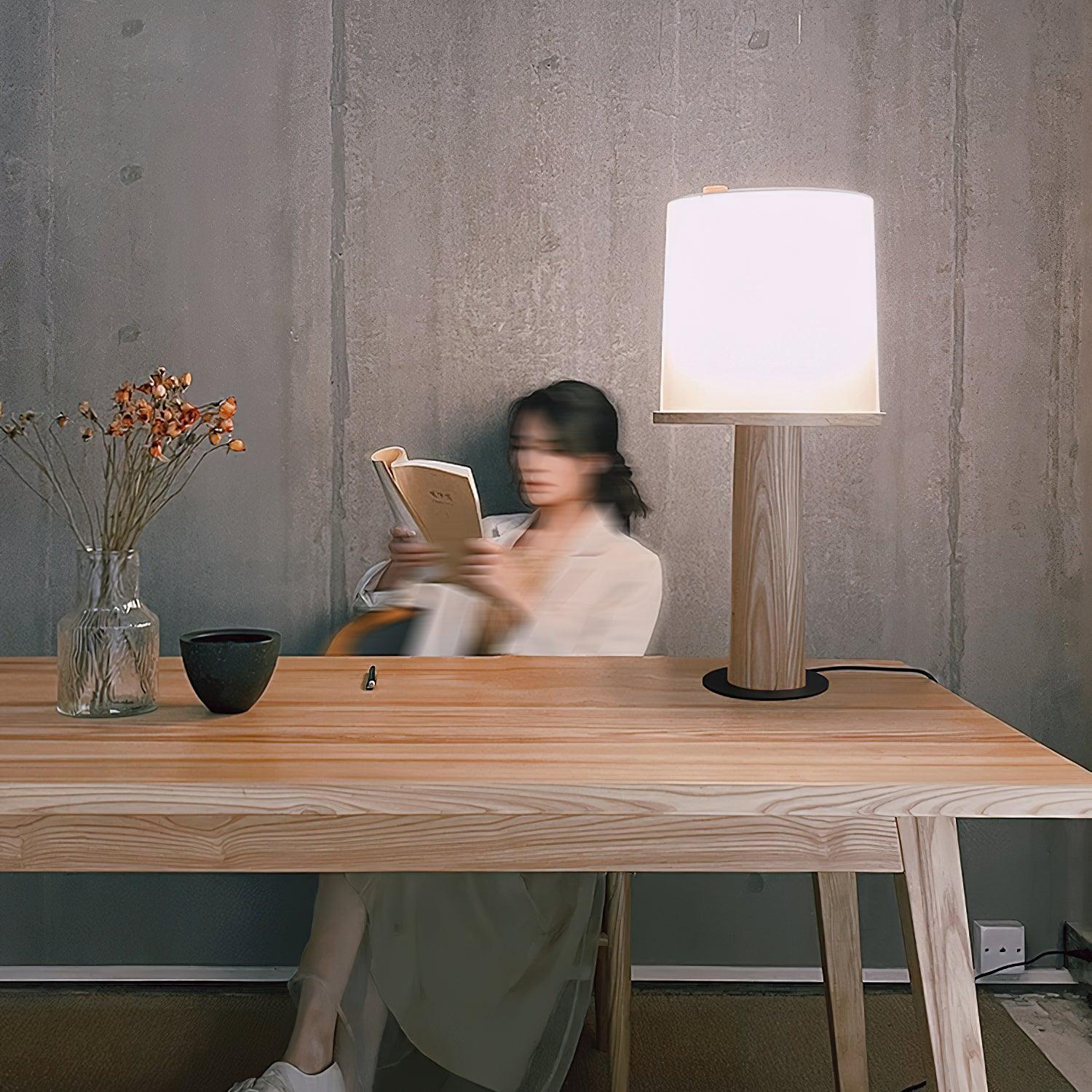 Jennifer Modern Wood Table Lamp
