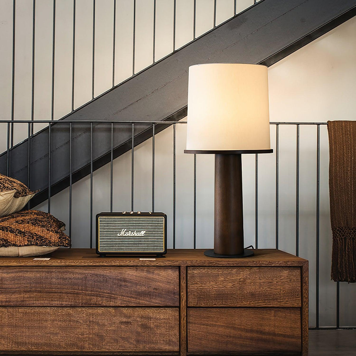 Jennifer Modern Wood Table Lamp