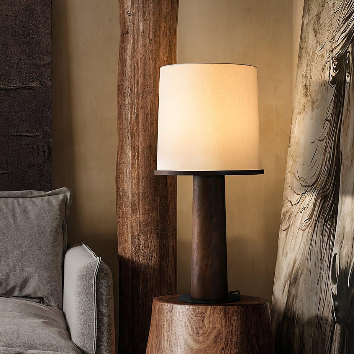 Jennifer Modern Wood Table Lamp