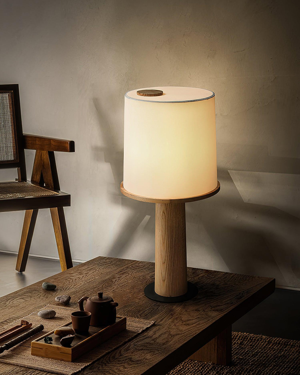 Jennifer Modern Wood Table Lamp