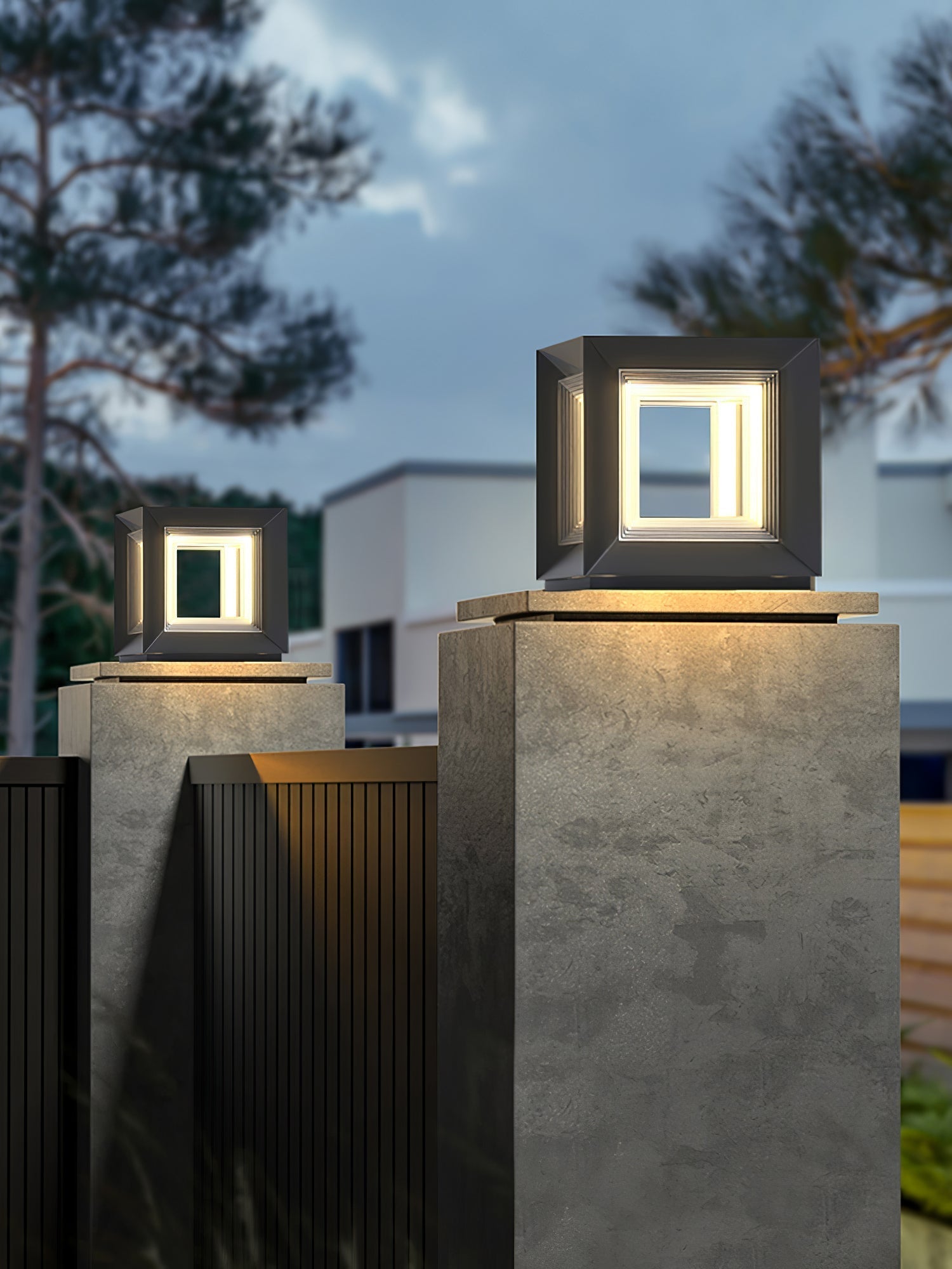 Lewis Modern Outdoor Light - Neutral Decor