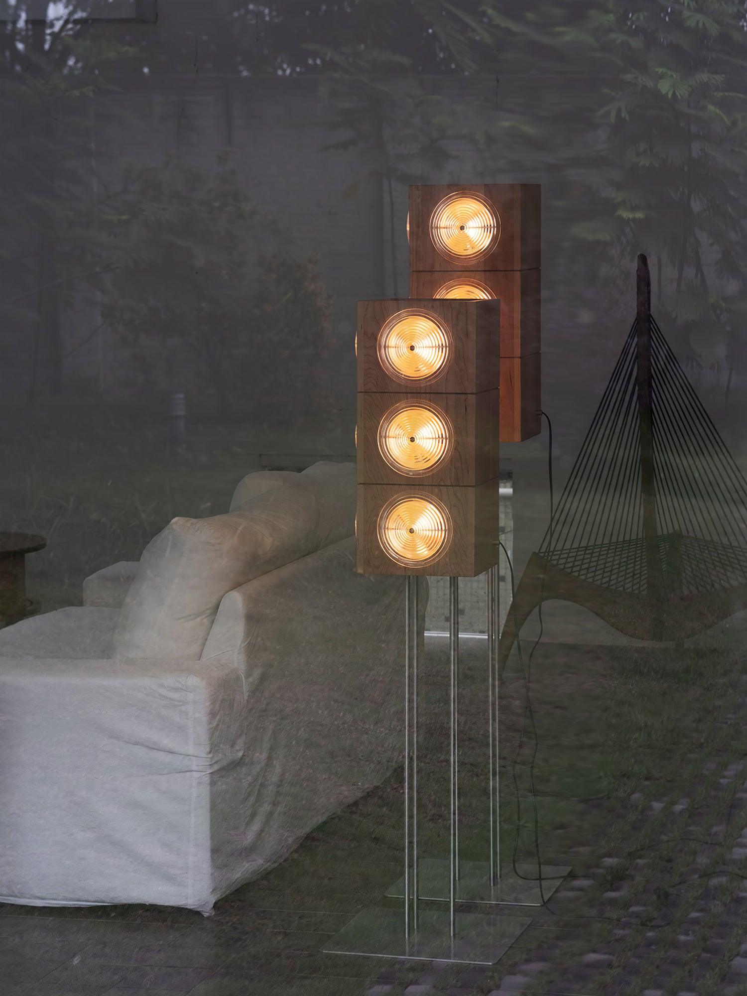 Avraearae Modular Wood Floor Lamp