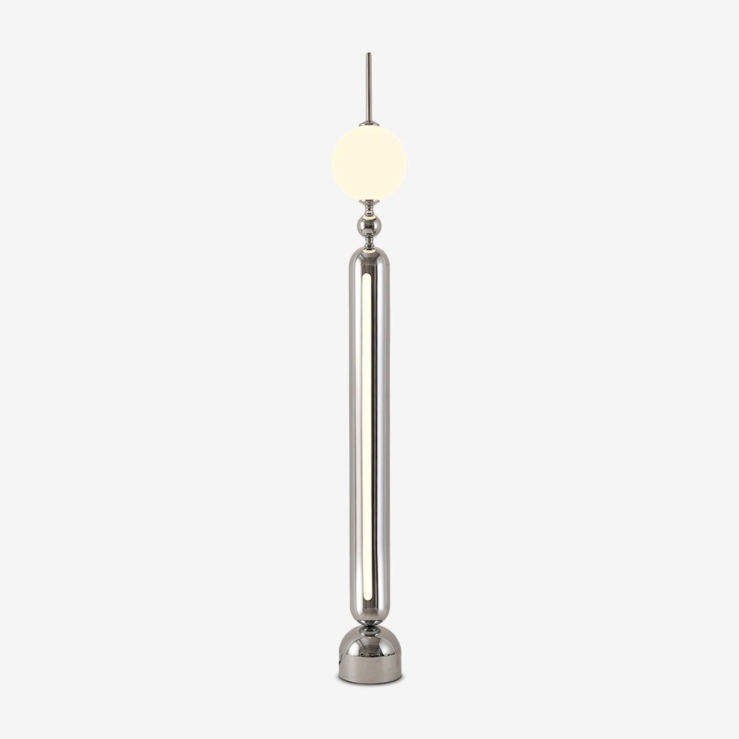 Ardinielle Futuristic Stainless Steel Floor Lamp