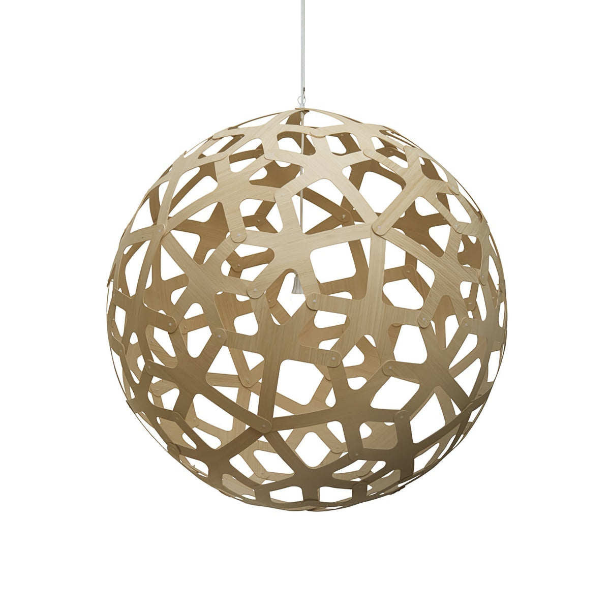 Rininia Pendant Light Geometric Wooden Woven