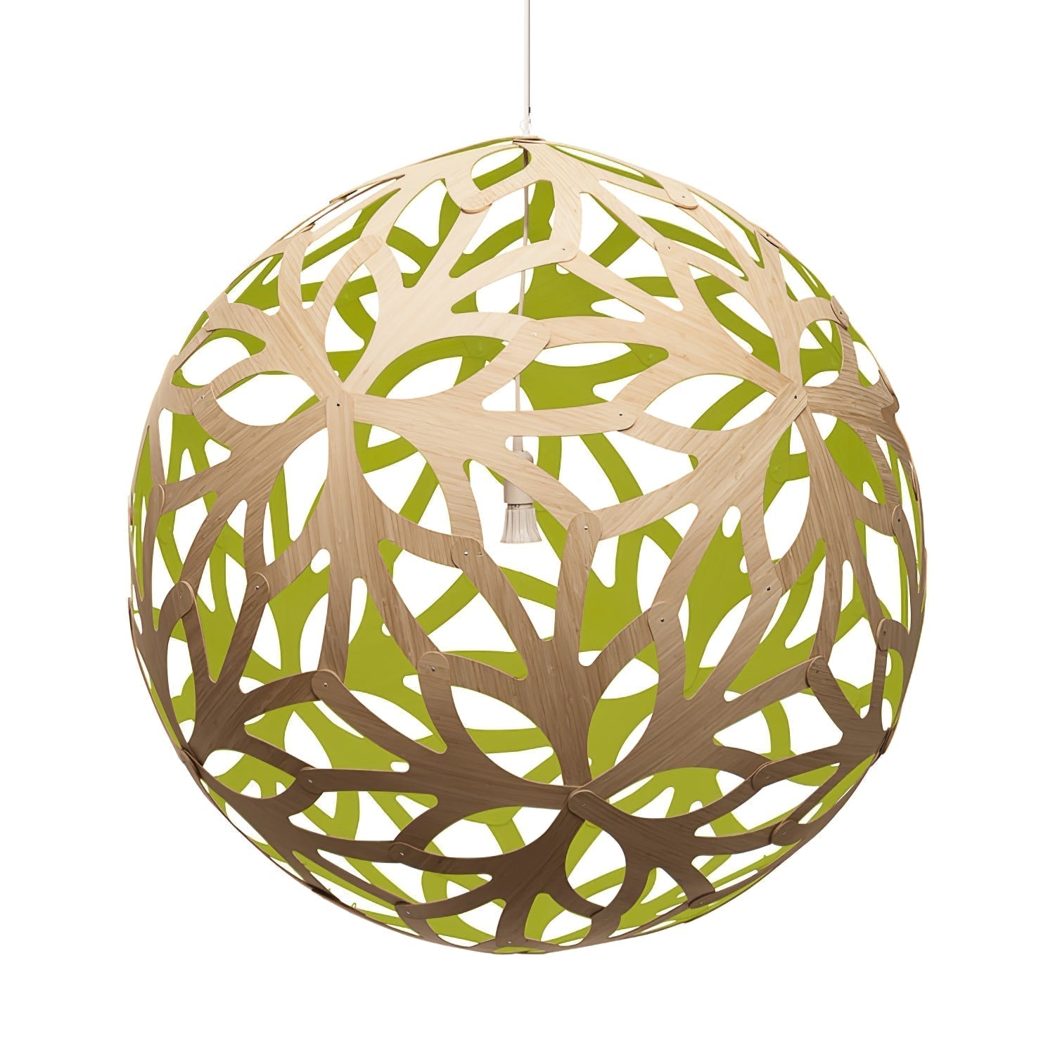 Rininia Pendant Light Geometric Wooden Woven
