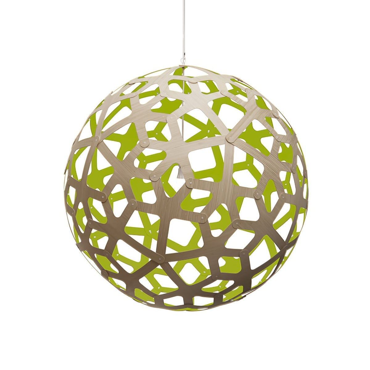 Rininia Pendant Light Geometric Wooden Woven