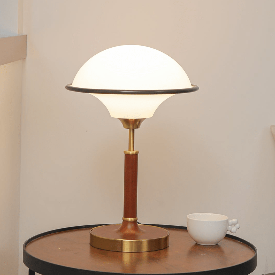 Solstic Wood Mid-Century Table Lamp