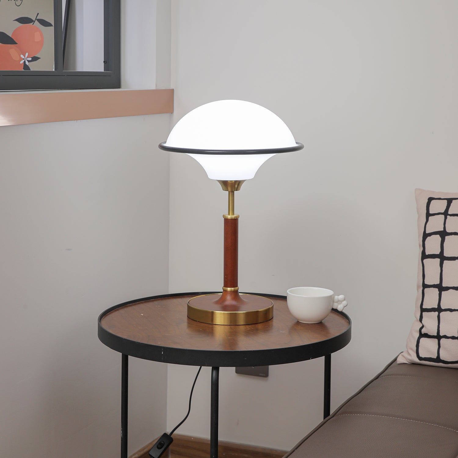Solstic Wood Mid-Century Table Lamp