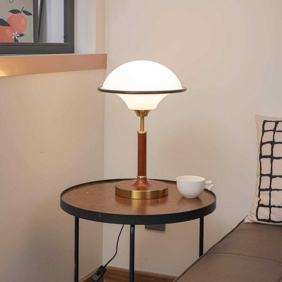 Solstic Wood Mid-Century Table Lamp