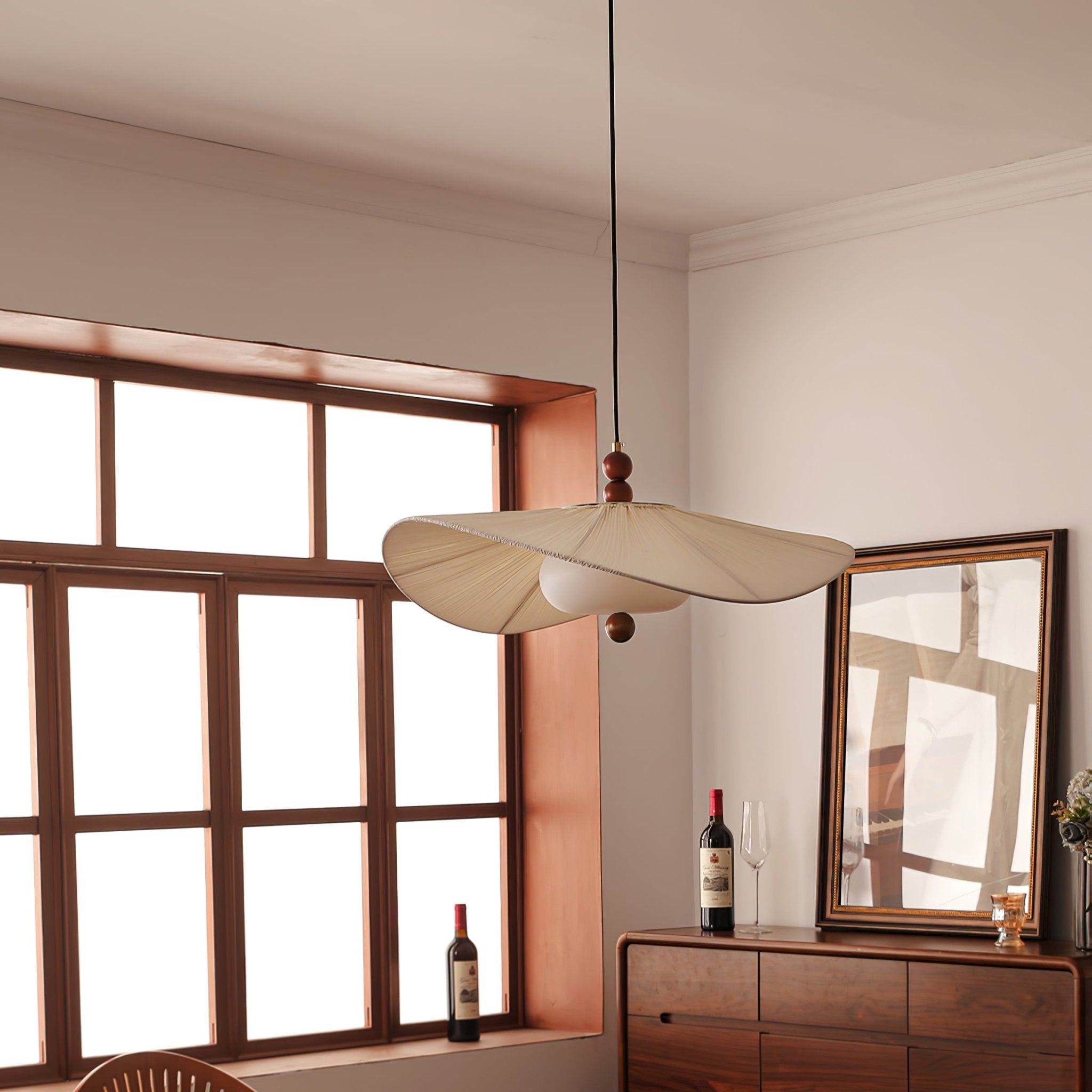 Zovenil Organic Fabric Pendant Light