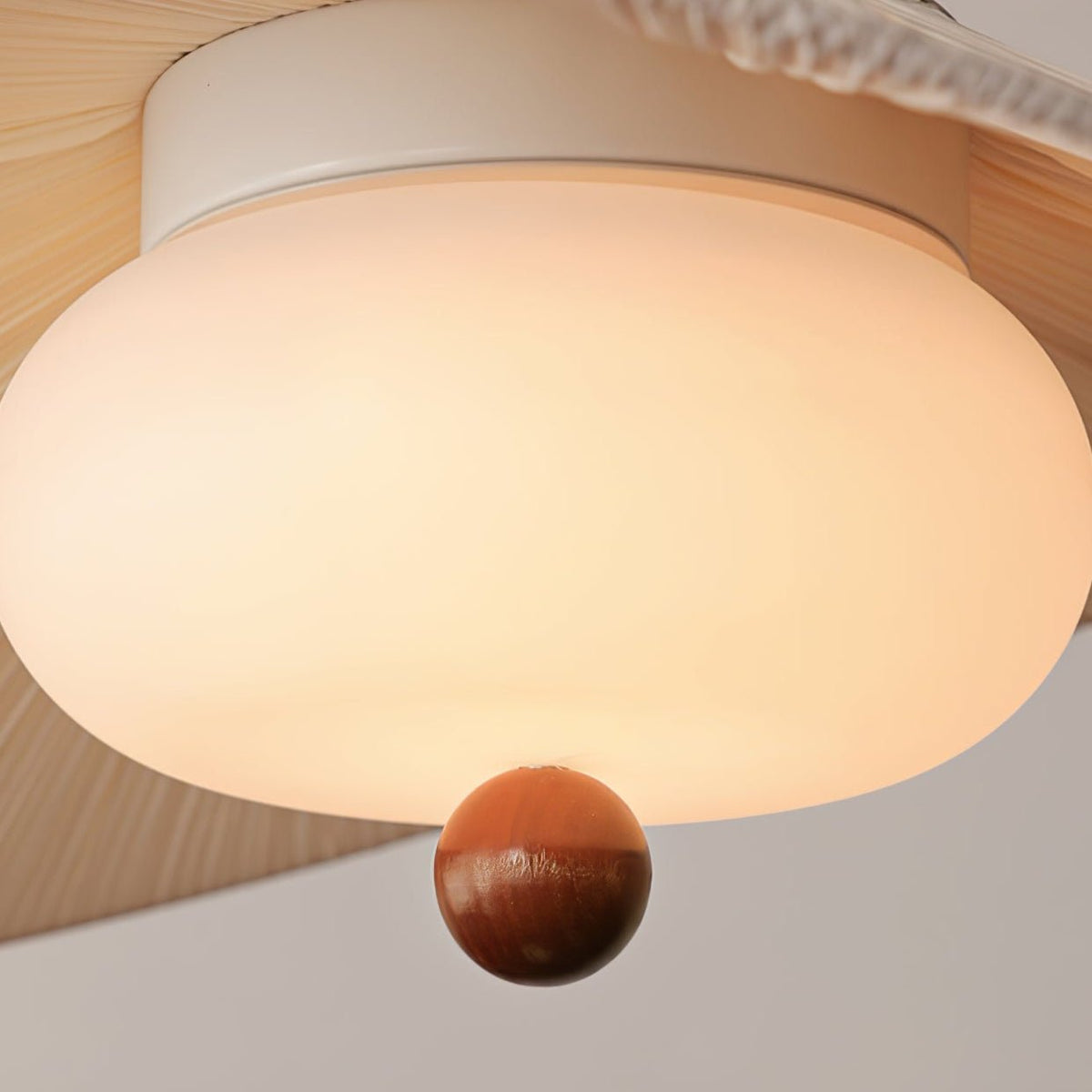 Zovenil Organic Fabric Pendant Light