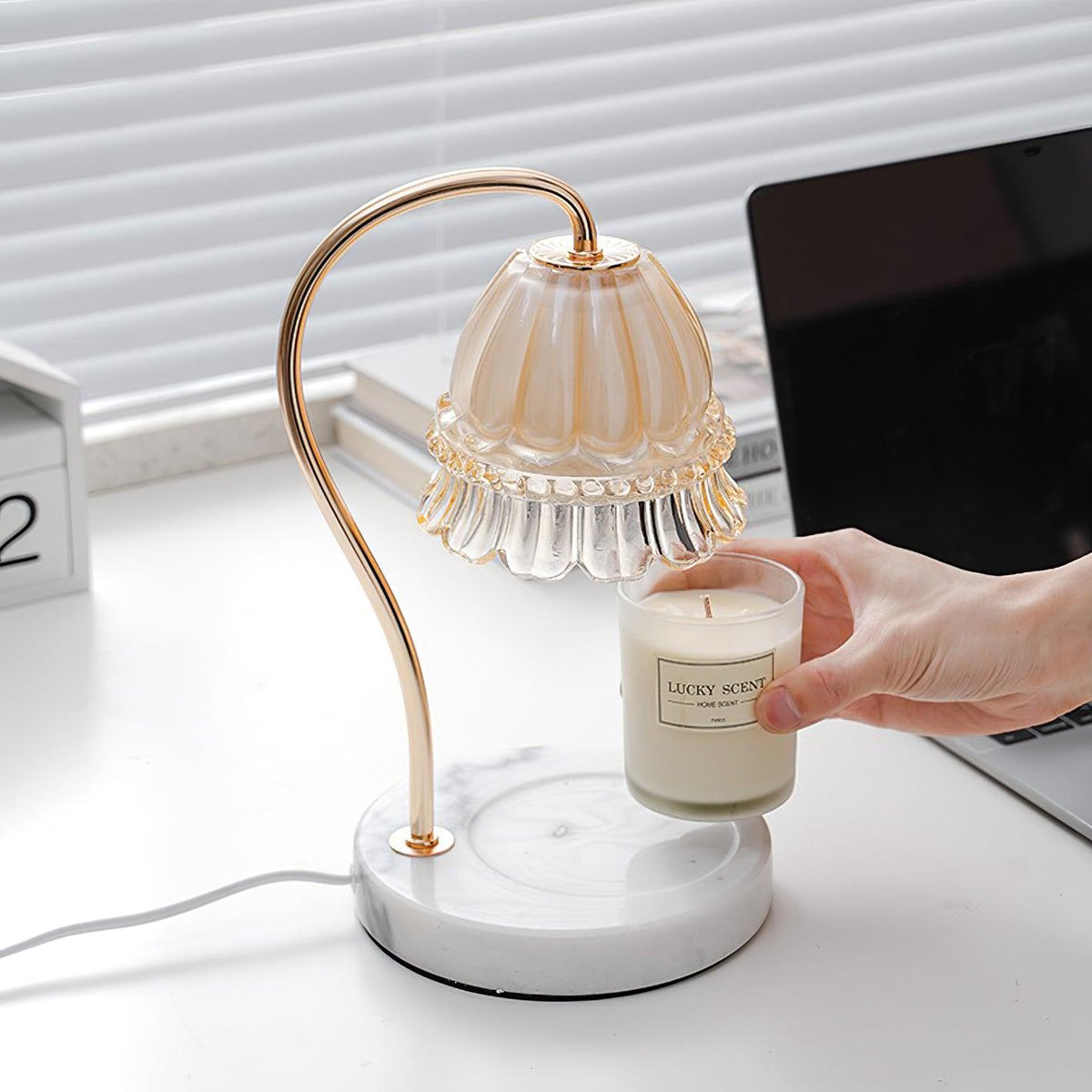 Daze Nordic Art Warmer Marble Table Lamp