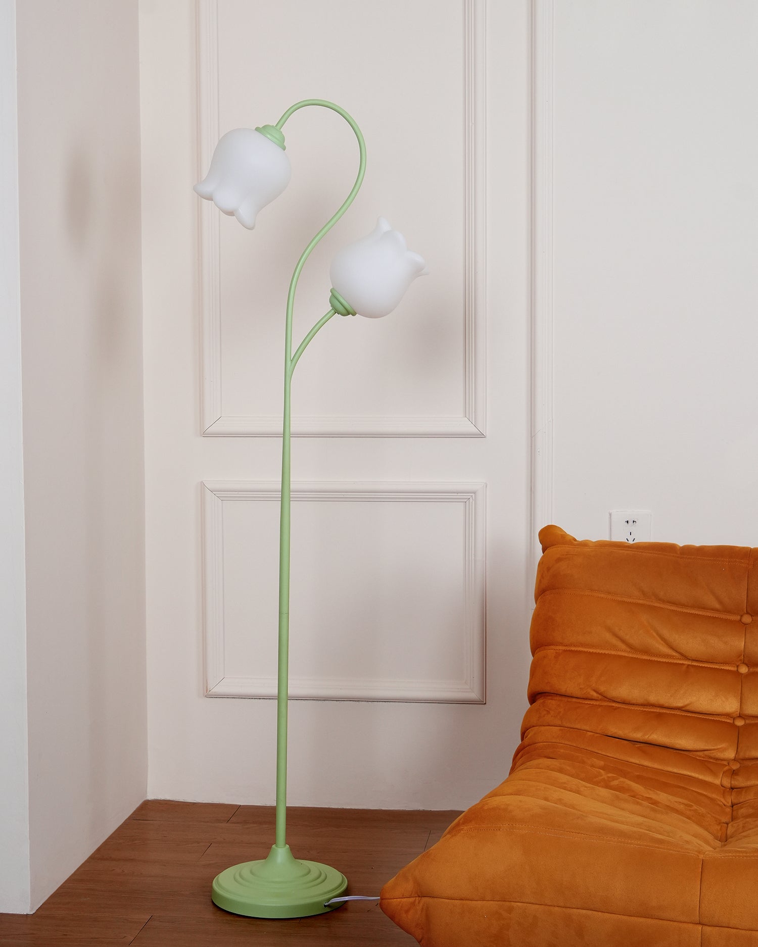 Zevelil Floral Floor Lamp