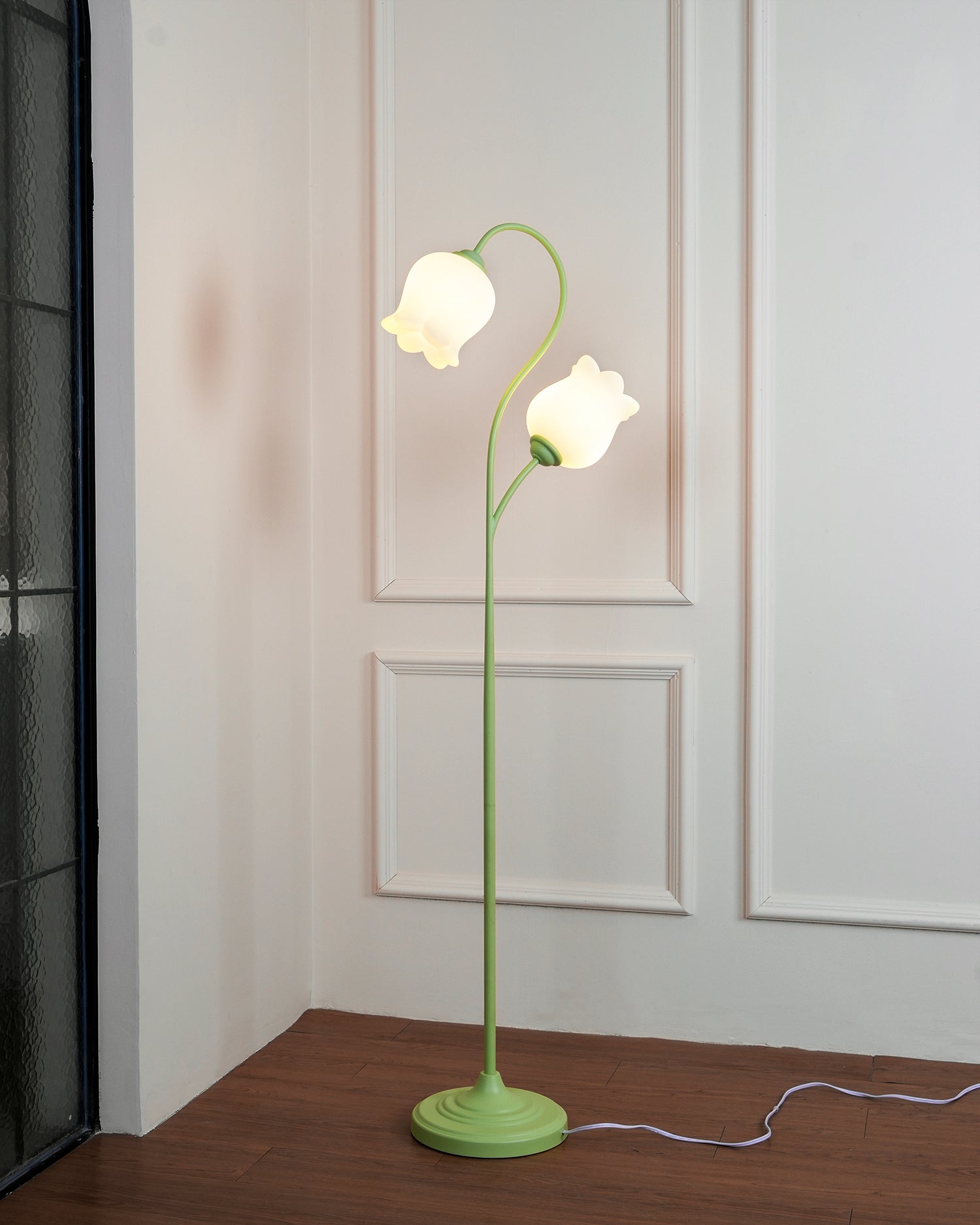 Zevelil Floral Floor Lamp