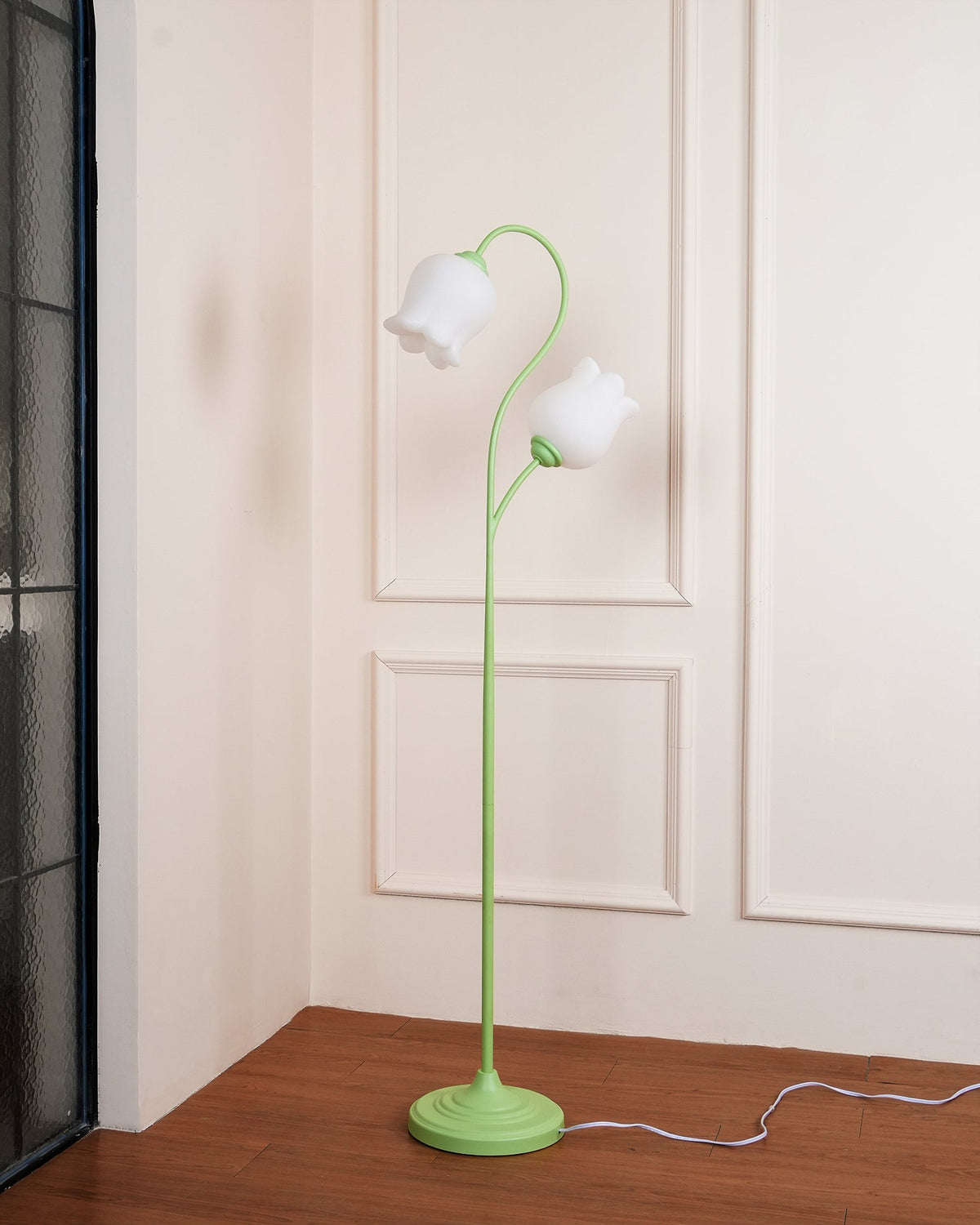 Zevelil Floral Floor Lamp