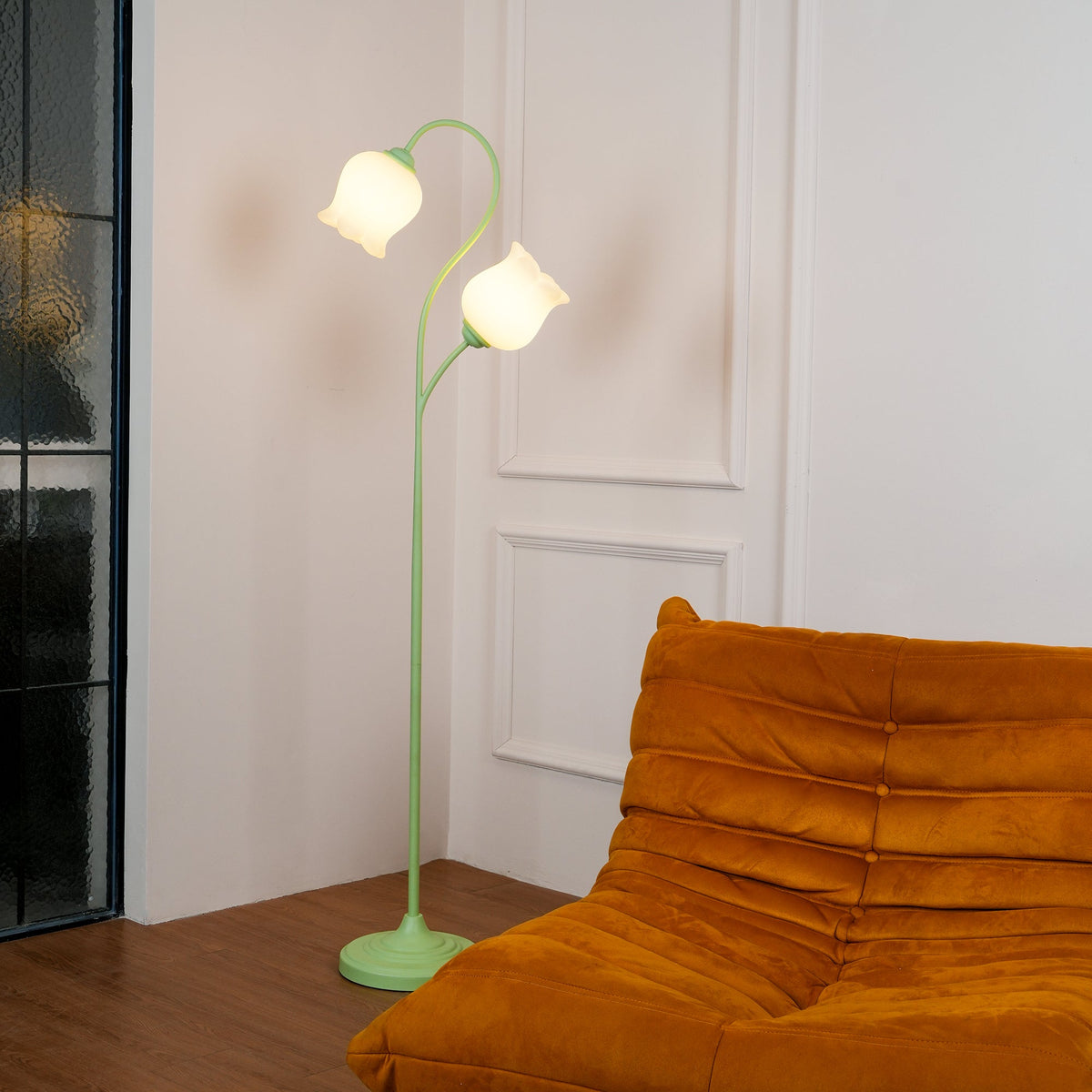 Zevelil Floral Floor Lamp