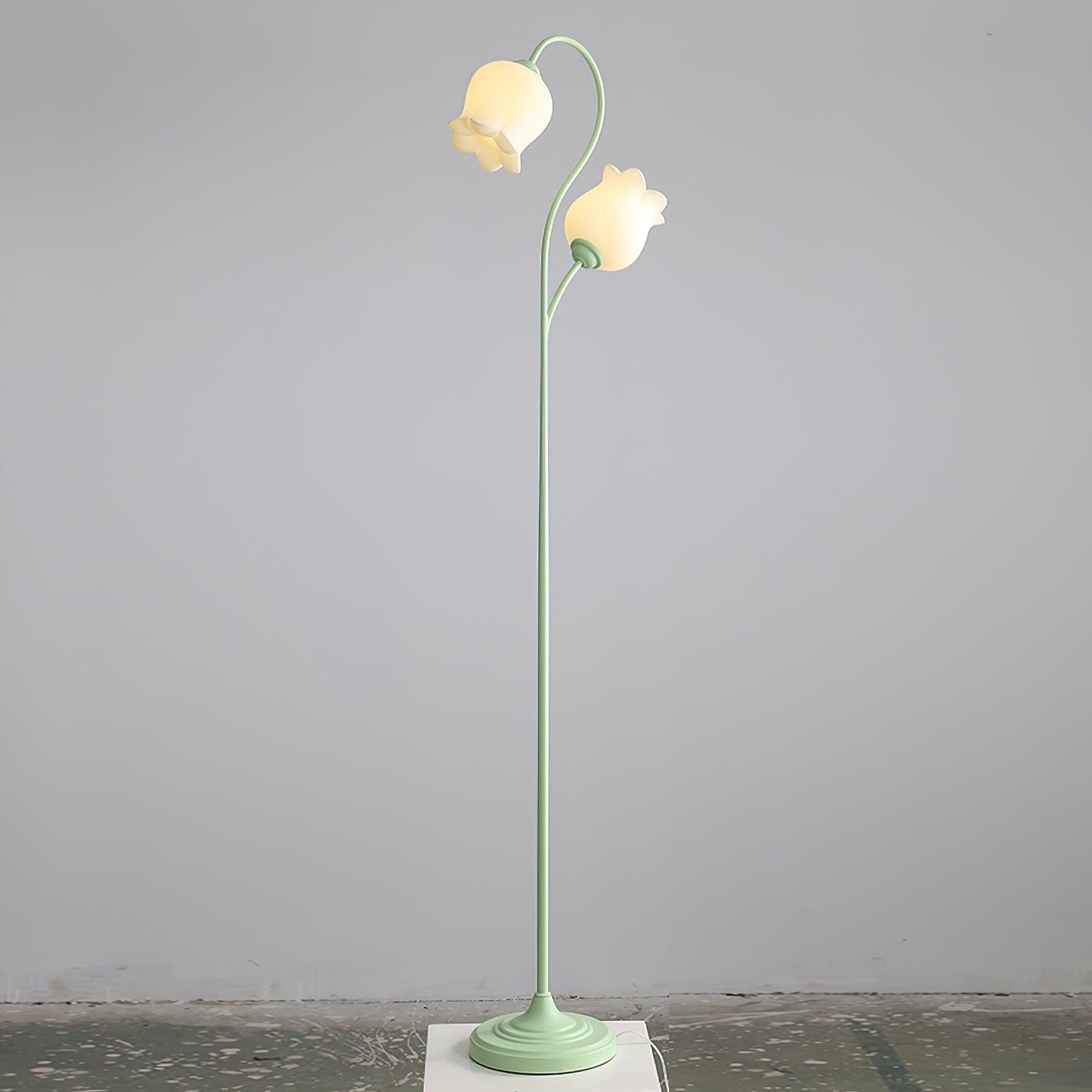 Zevelil Floral Floor Lamp