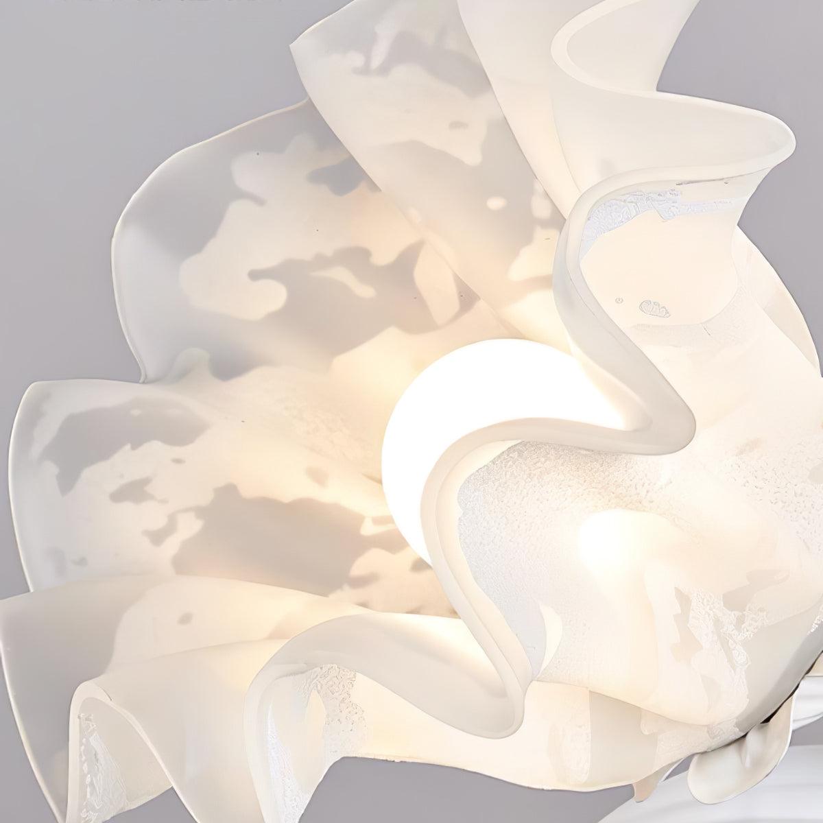 Zorien Acrylic Floral Table Lamp