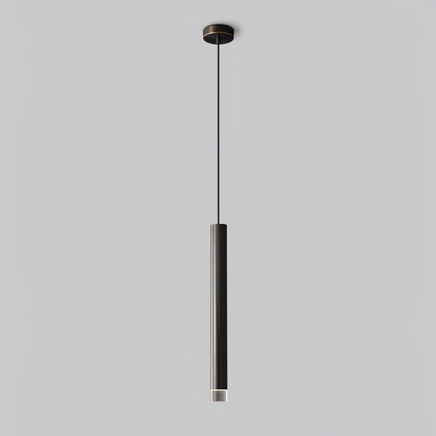 Cetheel Modern Minimalist Brass Plastic Pendant Light