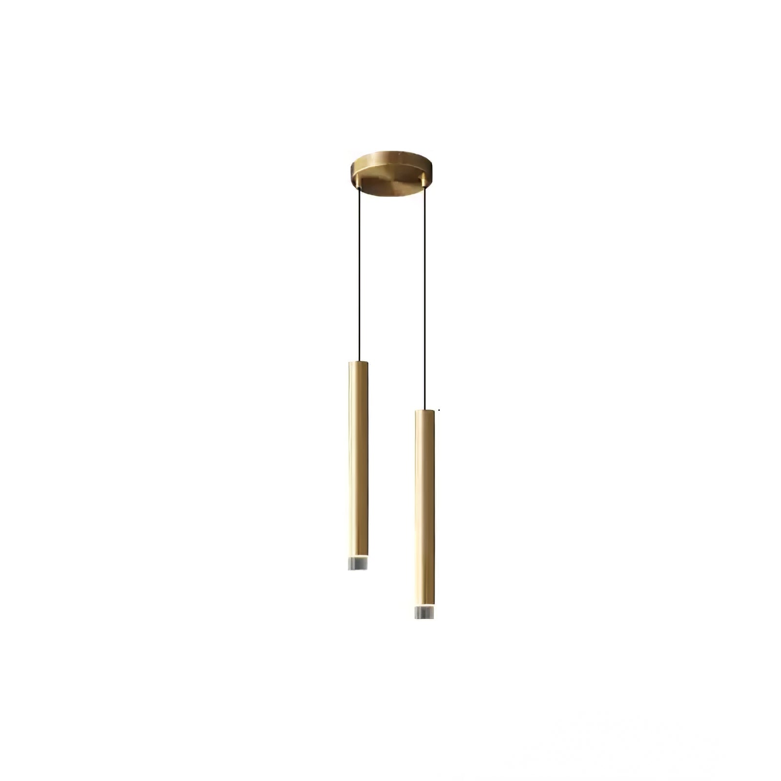 Cetheel Modern Minimalist Brass Plastic Pendant Light