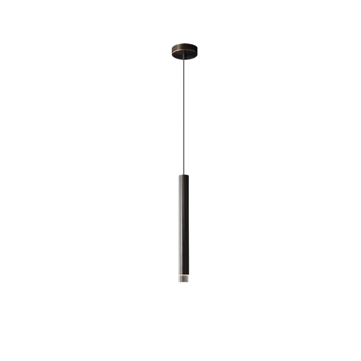 Cetheel Modern Minimalist Brass Plastic Pendant Light