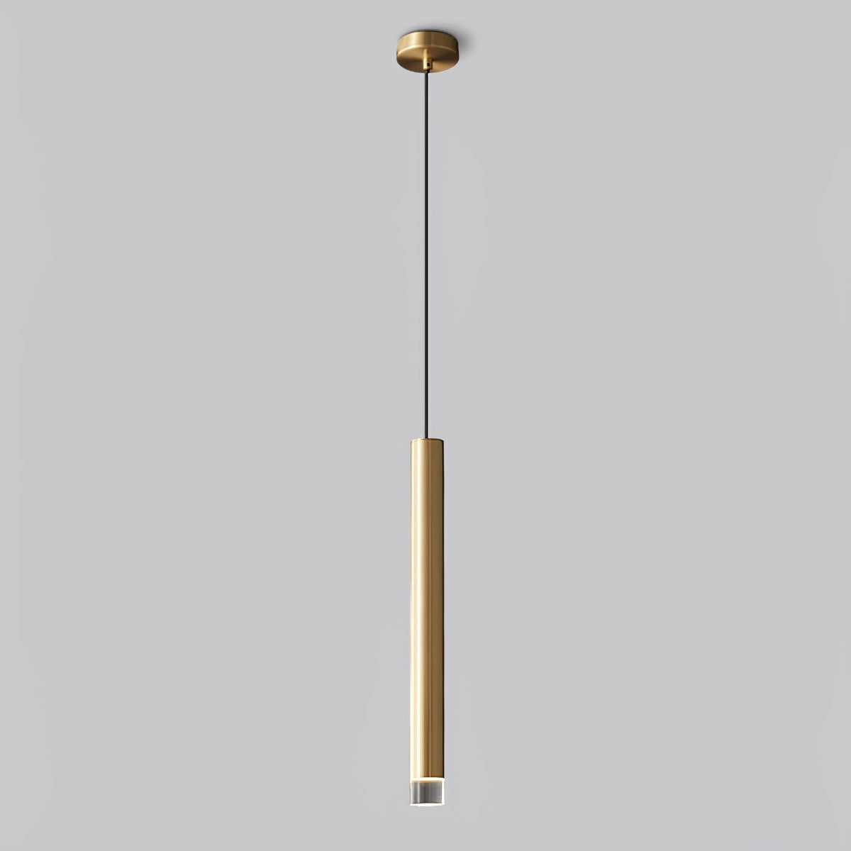 Cetheel Modern Minimalist Brass Plastic Pendant Light