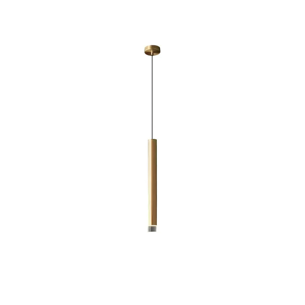 Cetheel Modern Minimalist Brass Plastic Pendant Light