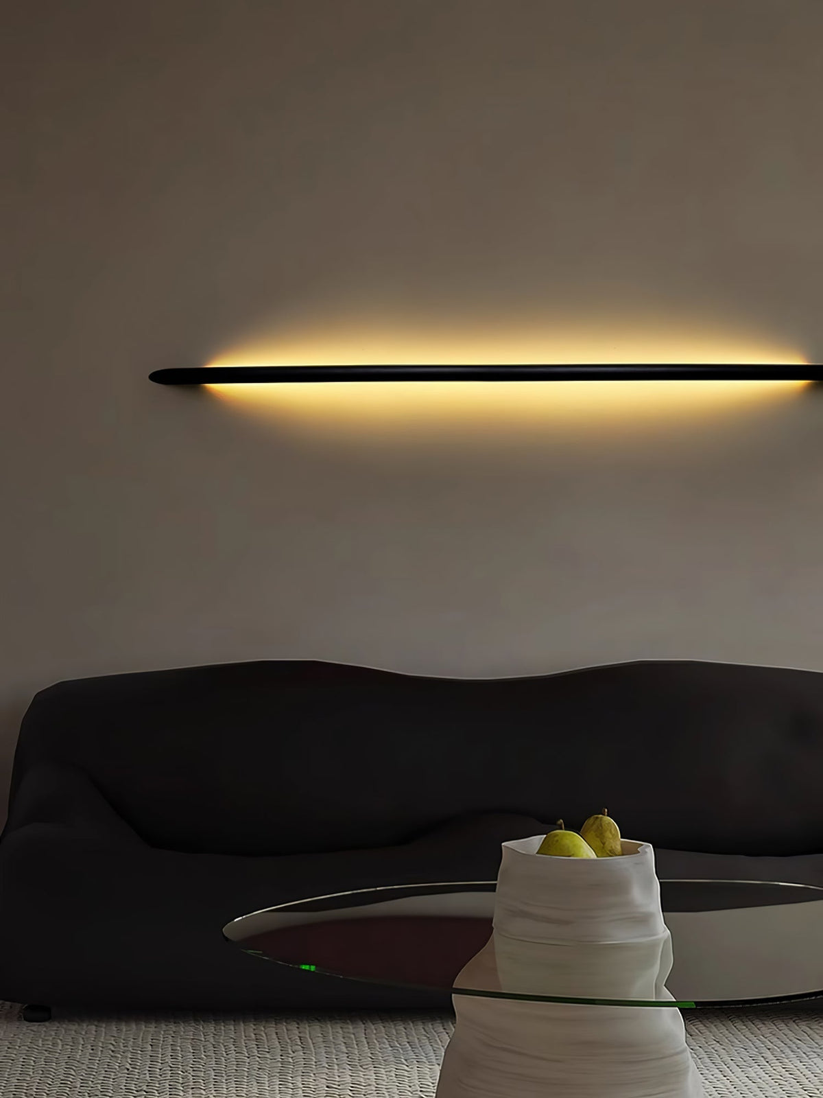 Evvinos Modern Minimalist Linear Wood Wall Light