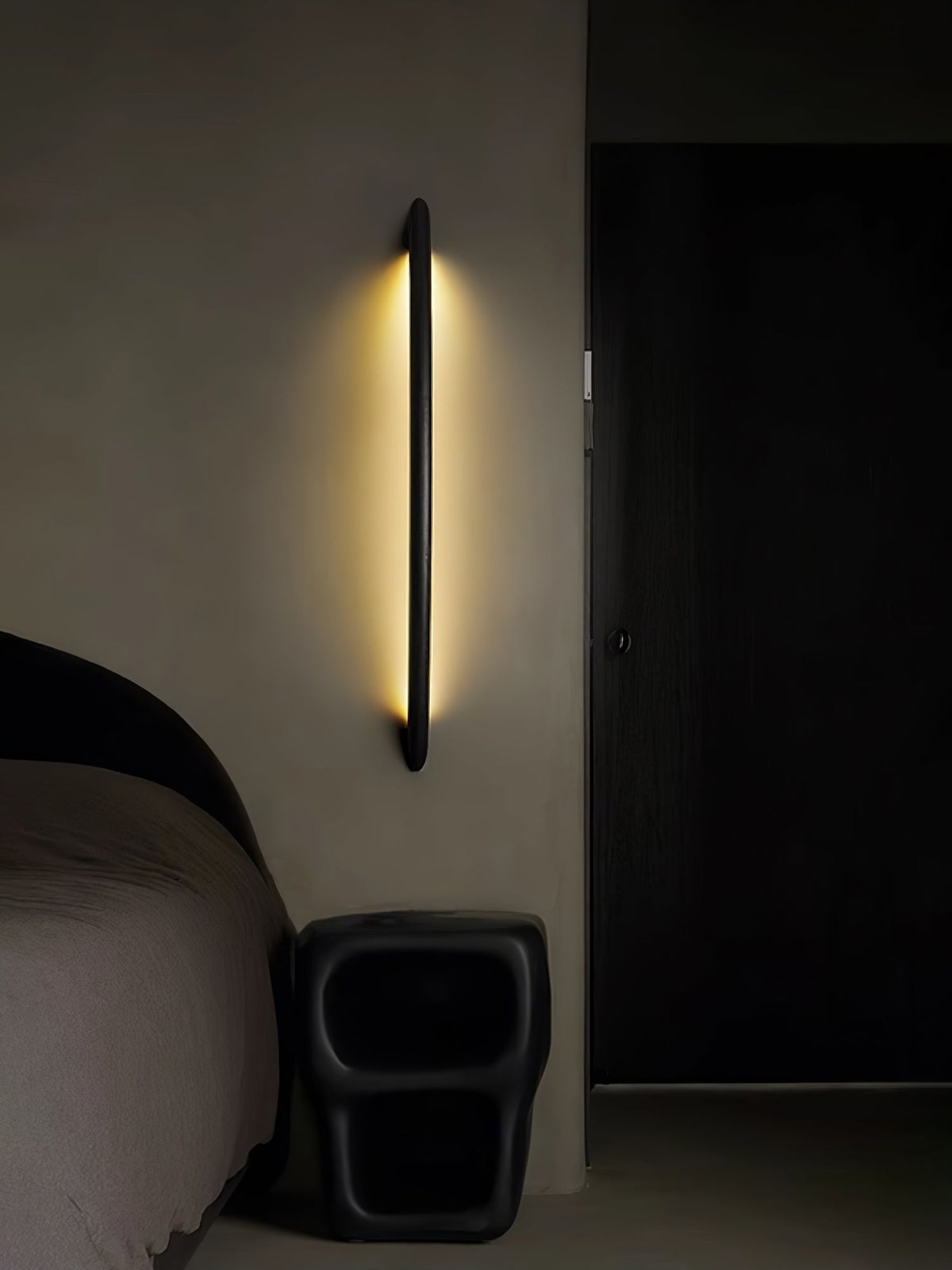 Evvinos Modern Minimalist Linear Wood Wall Light