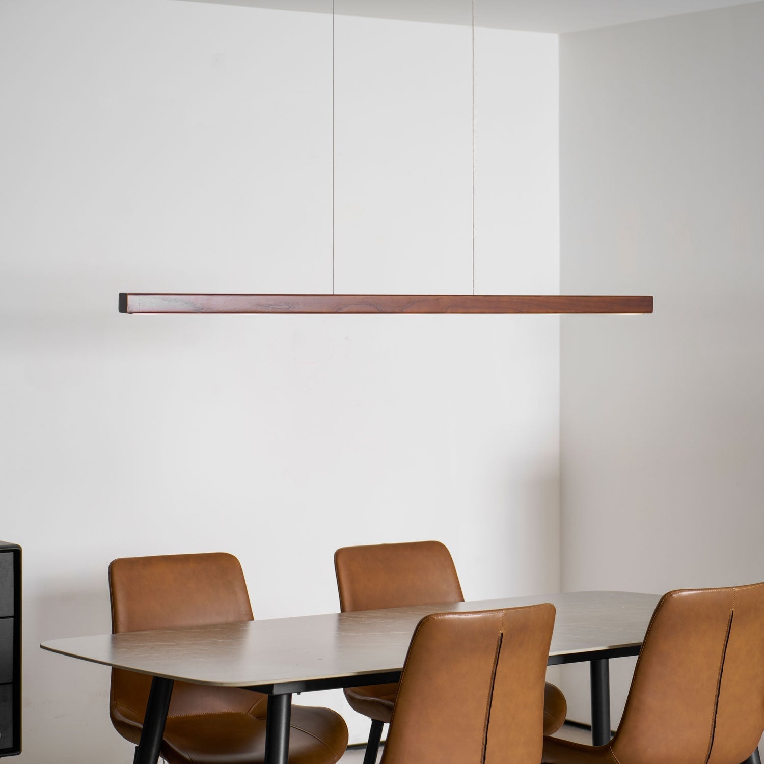 Calderwood Linear Wooden Pendant Light