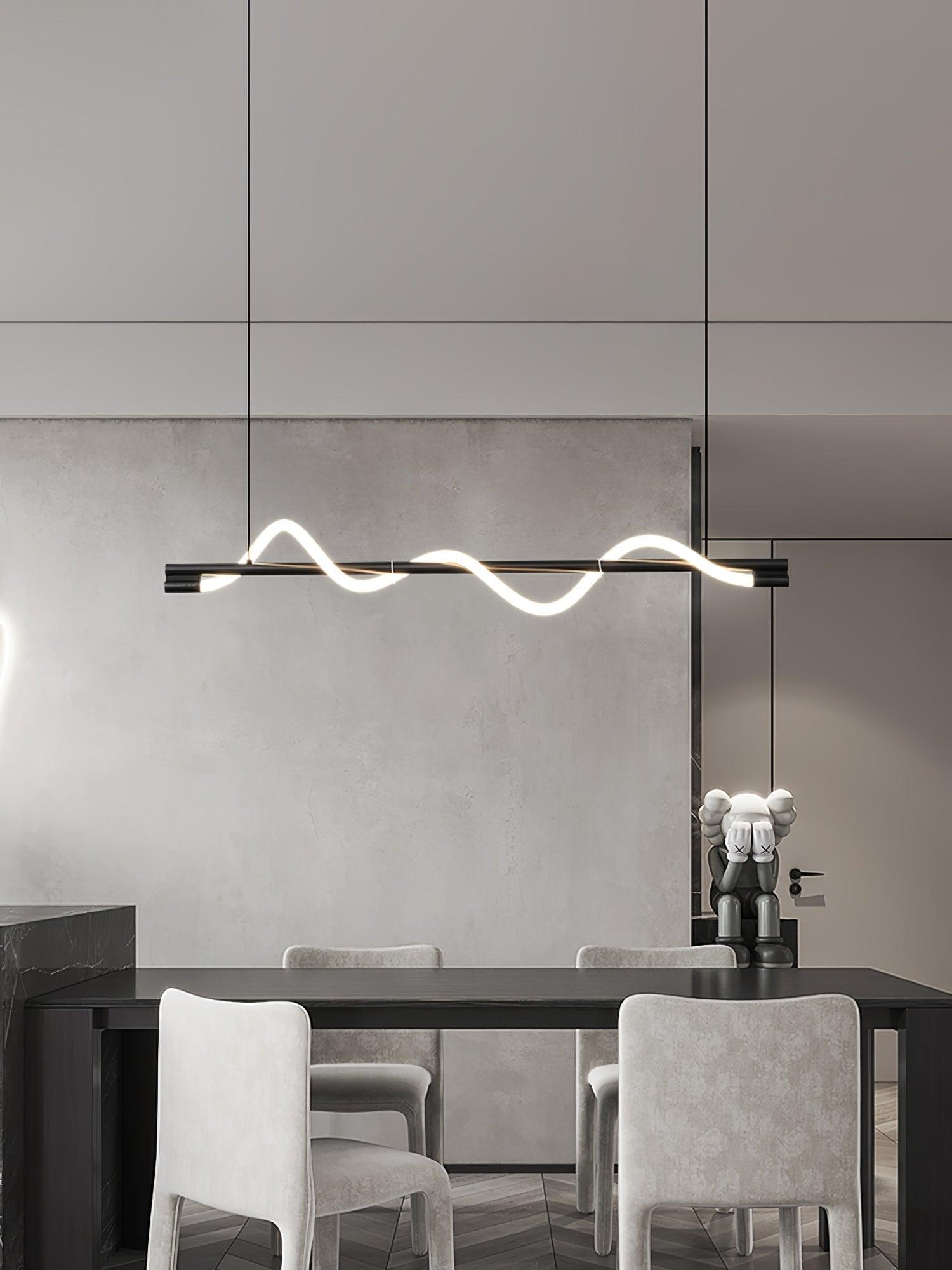 Pulse Minimalist Brass Pendant Lamp