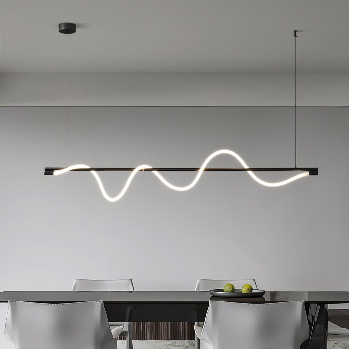 Pulse Minimalist Brass Pendant Lamp