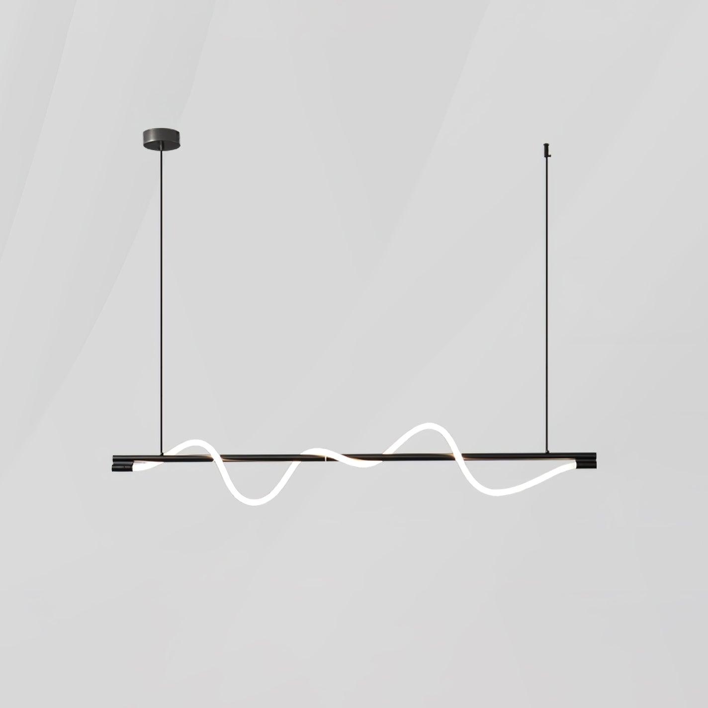 Pulse Minimalist Brass Pendant Lamp