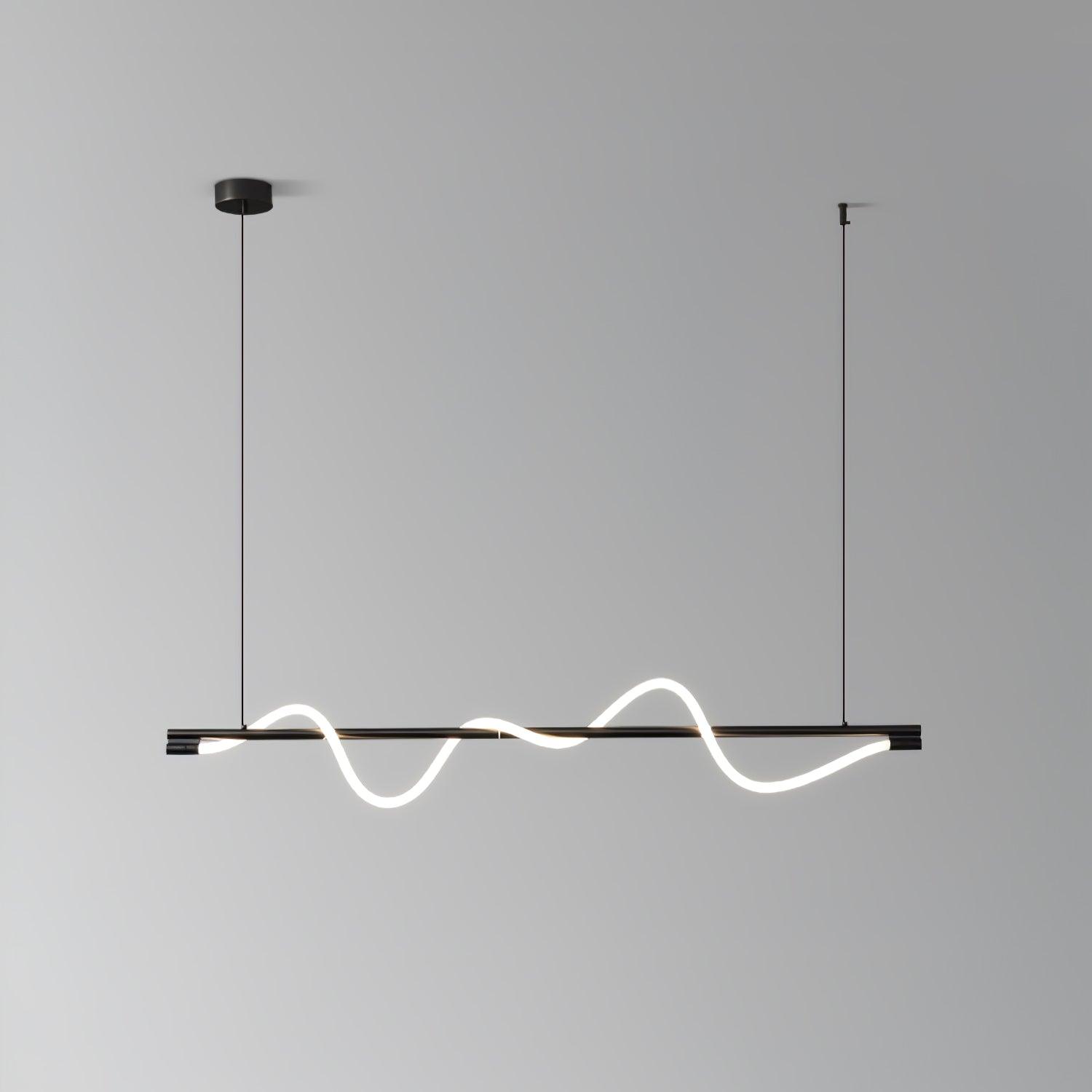 Pulse Minimalist Brass Pendant Lamp
