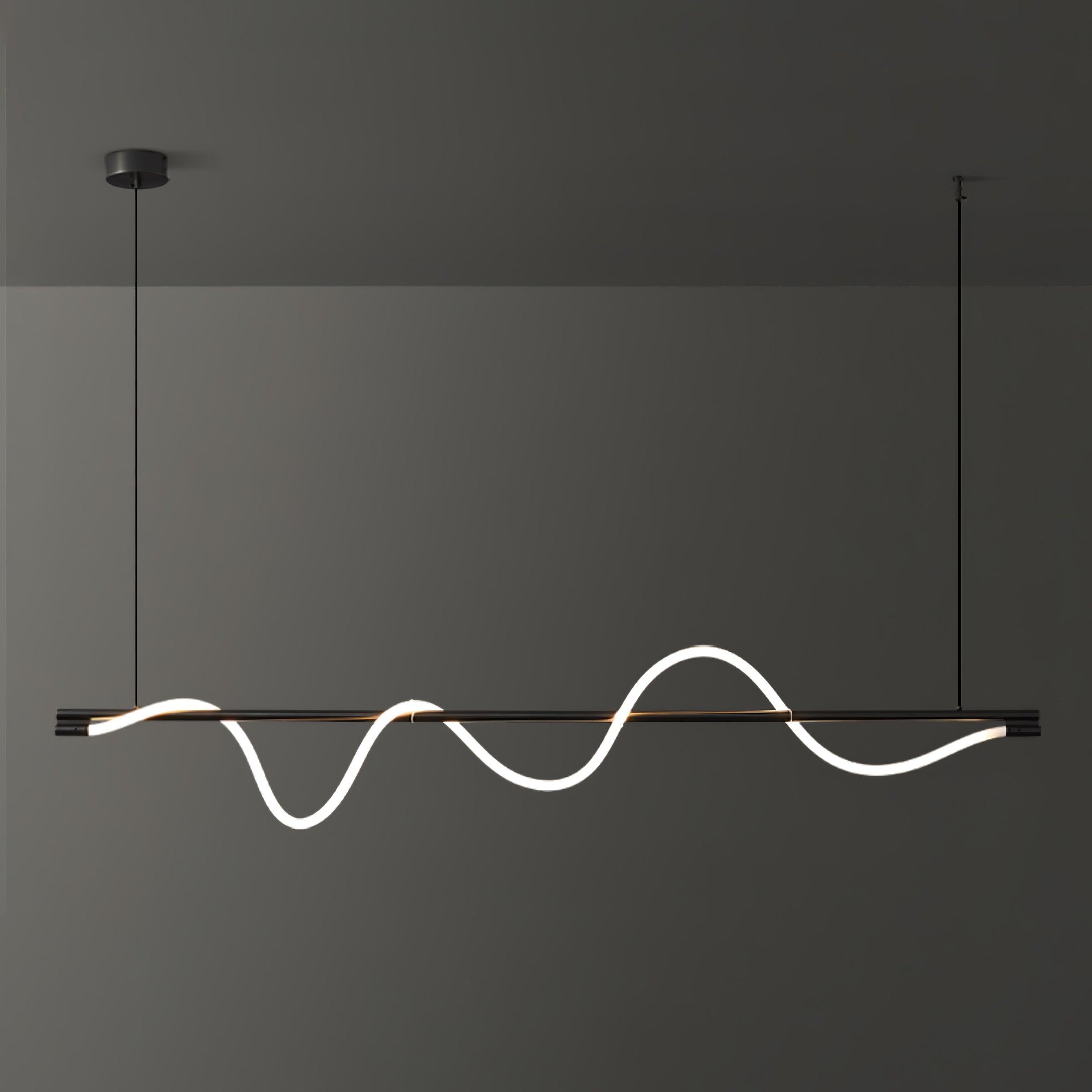 Pulse Minimalist Brass Pendant Lamp