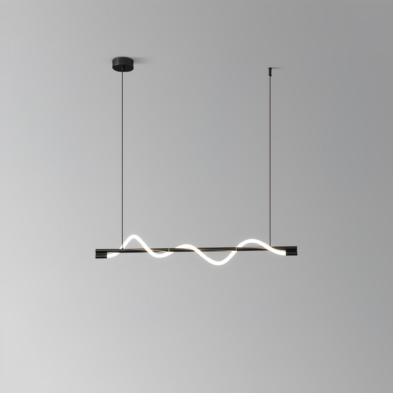 Pulse Minimalist Brass Pendant Lamp