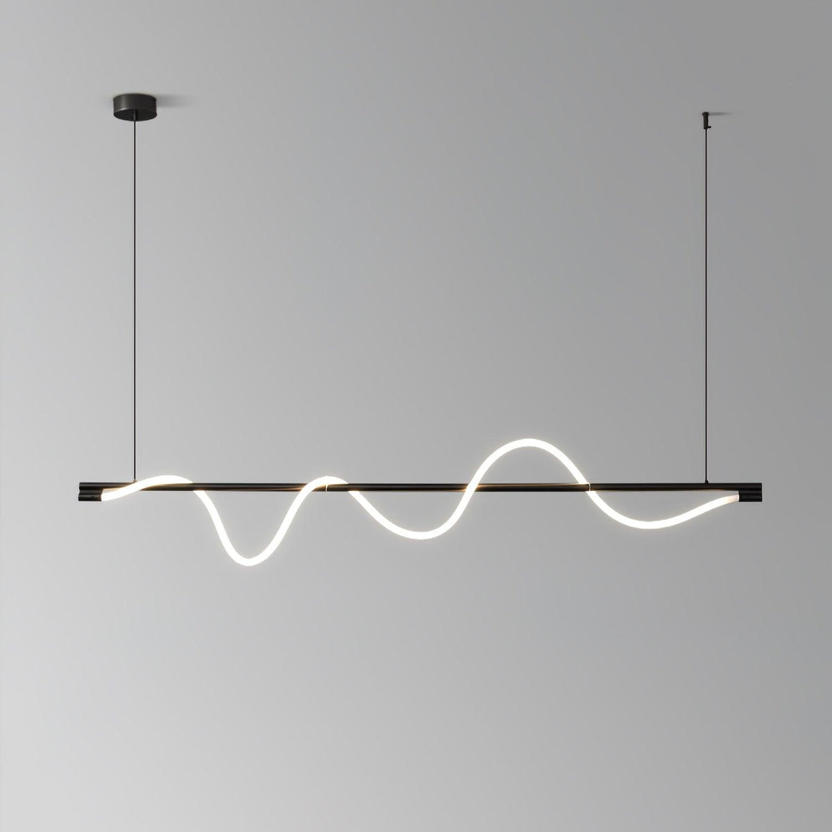 Pulse Minimalist Brass Pendant Lamp