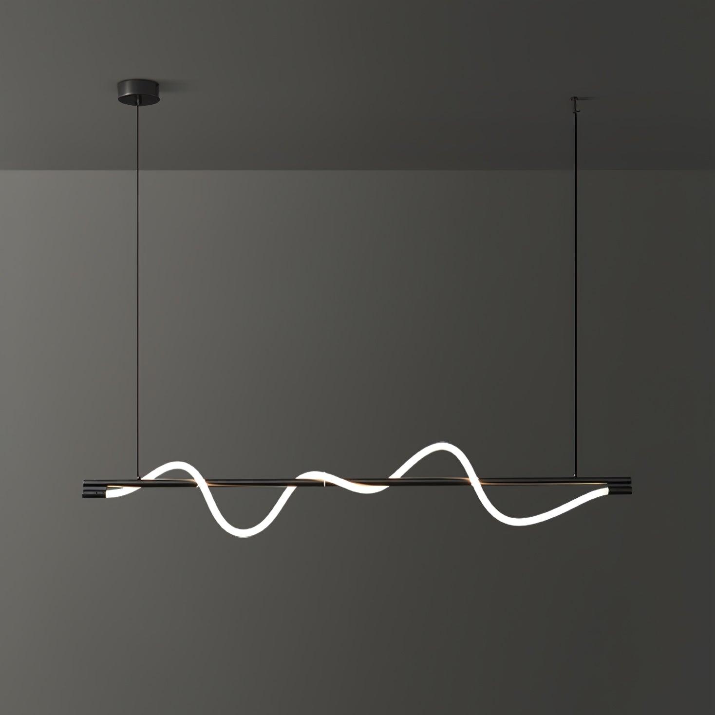 Pulse Minimalist Brass Pendant Lamp
