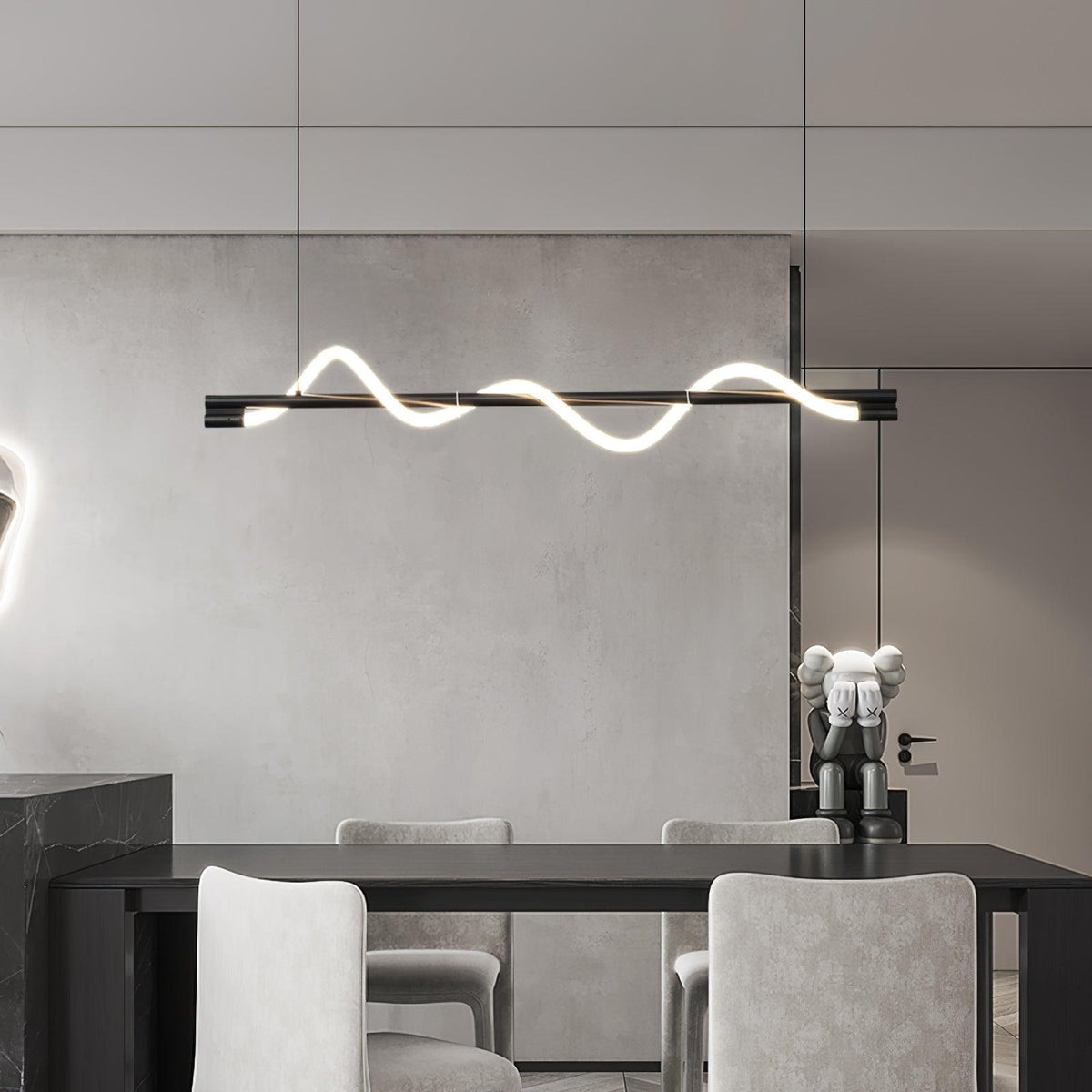 Pulse Minimalist Brass Pendant Lamp