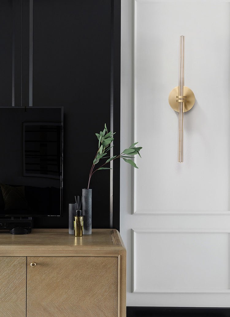 Orineraria Minimalist Metal Linear Wall Lamp